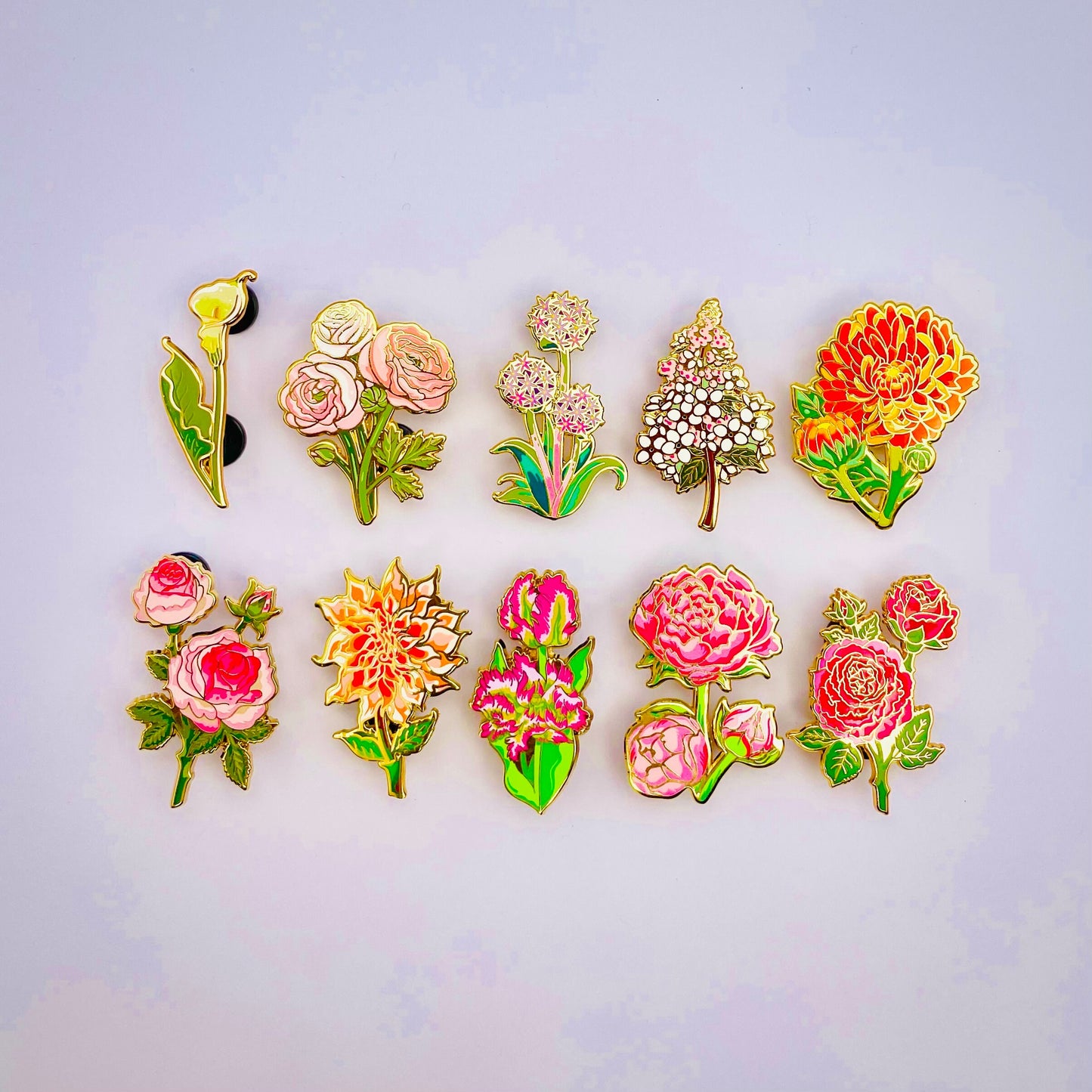 Support Rose friendship mini Enamel pin gift, Self gift, Encouragement, June birth flower