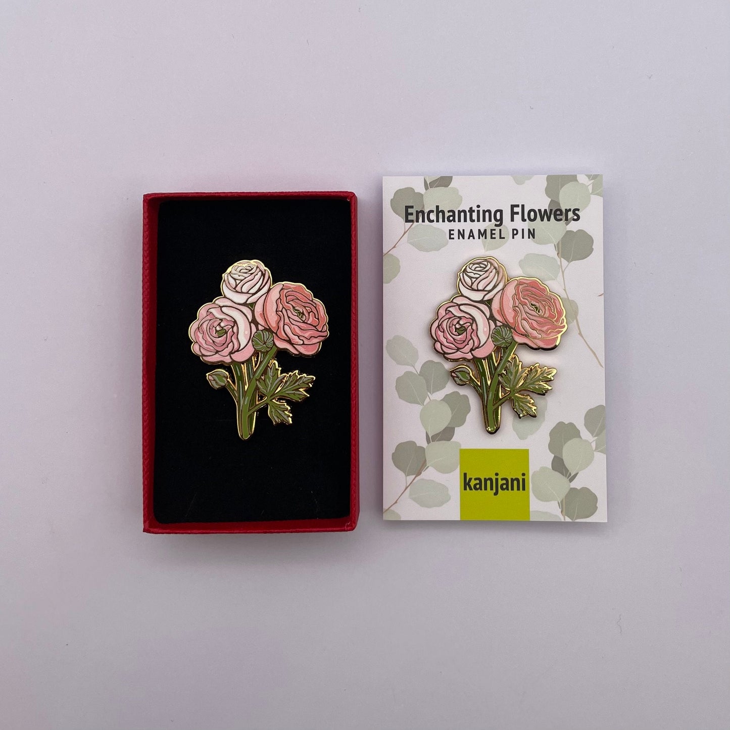 Buttercup Flower Enamel pin gift, Lapel Badge Brooch, Ranunculus Asiaticus, Rose, Aesthetic, Plant, Gift, him, her, gardening