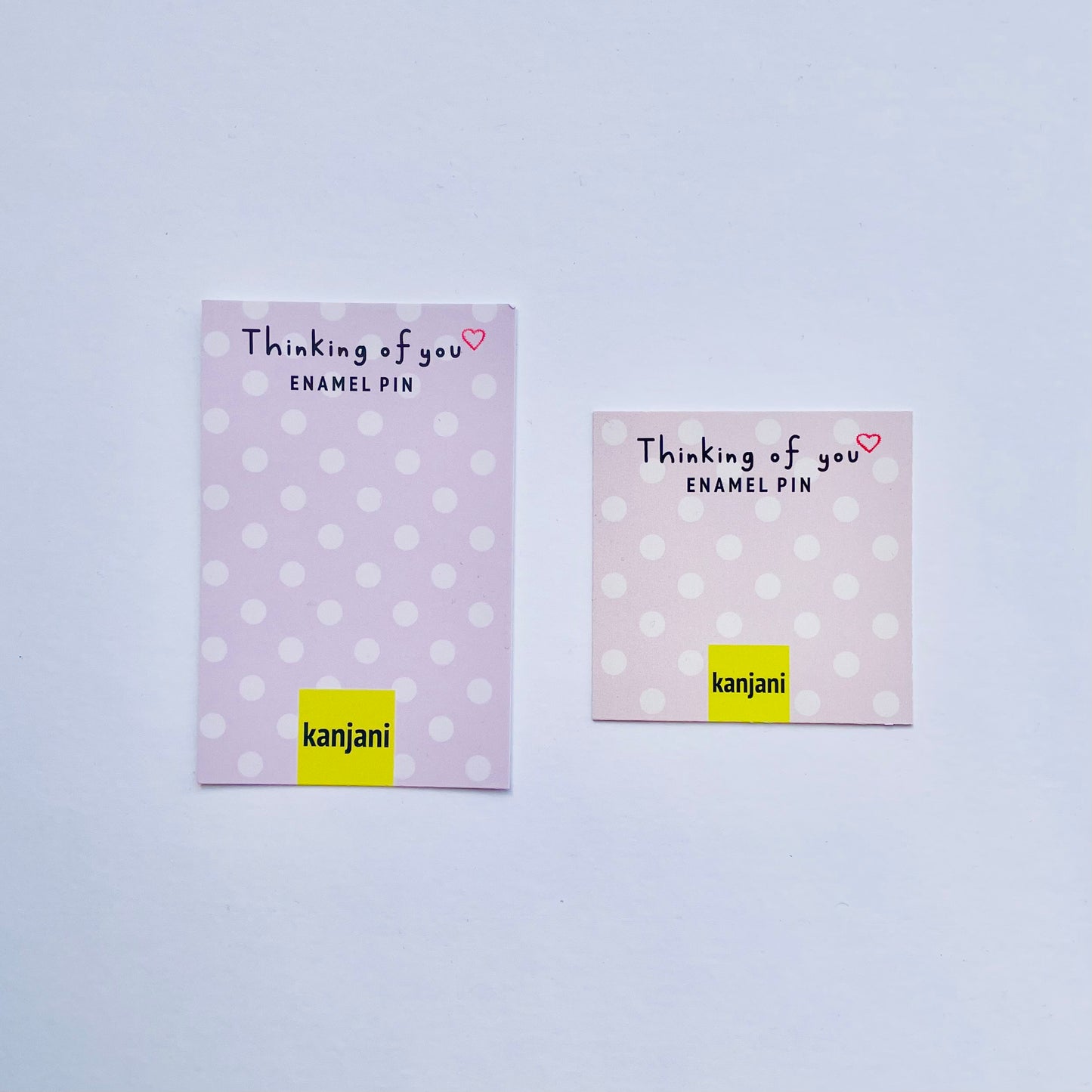 Thinking of you enamel pin gift, purple and gold, SMS, text message, friend on the mend, grief sympathy loss healing, wellbeing gift