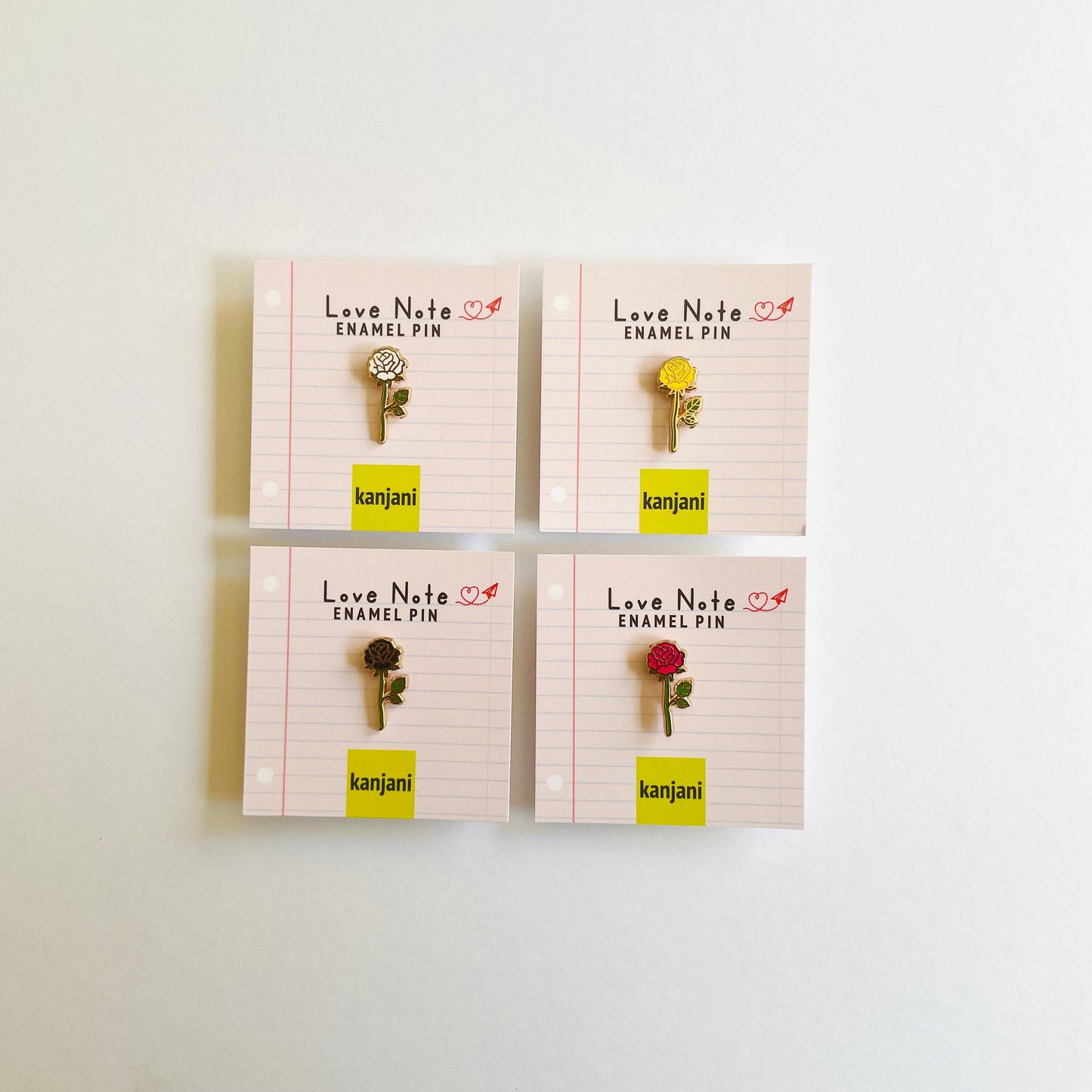 Red Rose Enamel pin gift, Gift under 10, Valentine, Self love, June birth flower