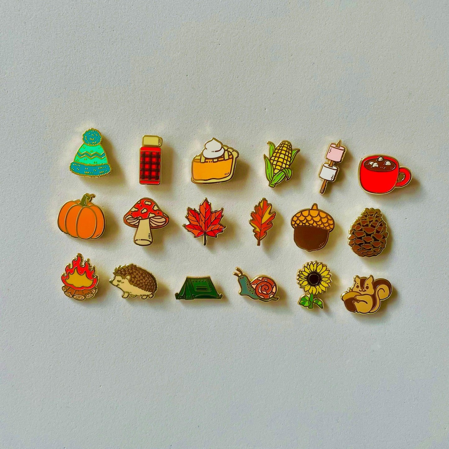 Christmas tree with star Mini cute enamel pin, Christmas gift, Christmas lanyard badge, gift under 15, Advent Calendar Stocking stuffer