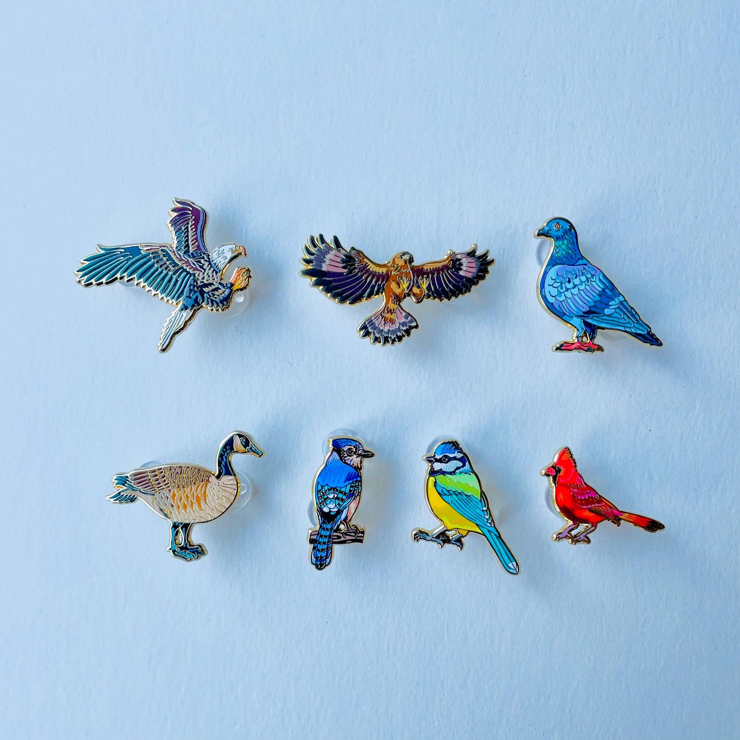 Starling Enamel pin gift, bird lapel badge, Nature, Gift him, her, magpie, pigeon