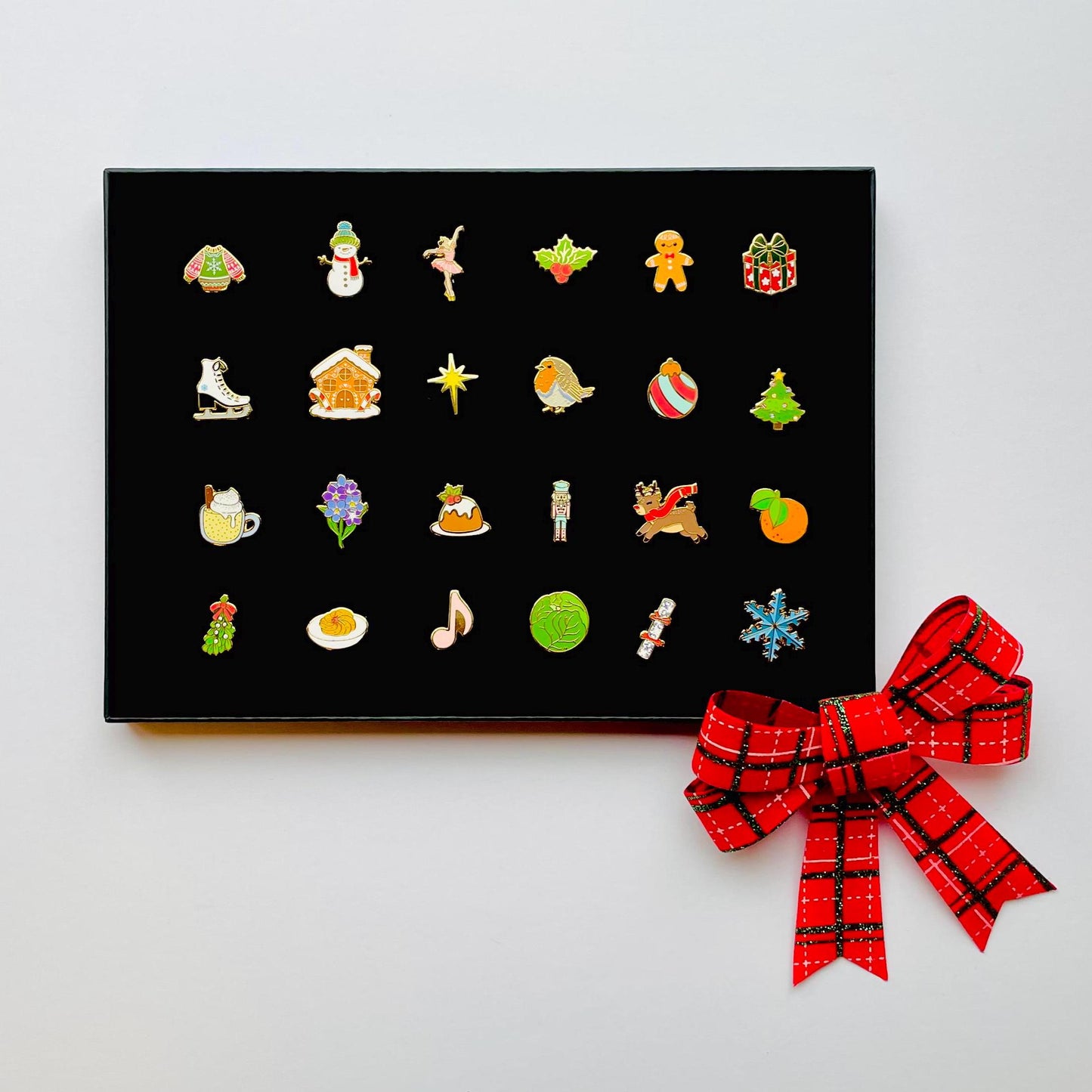 24 Enamel pin gift Birds Advent Calendar, family fun lapel badges, nature, science, wildlife, educational