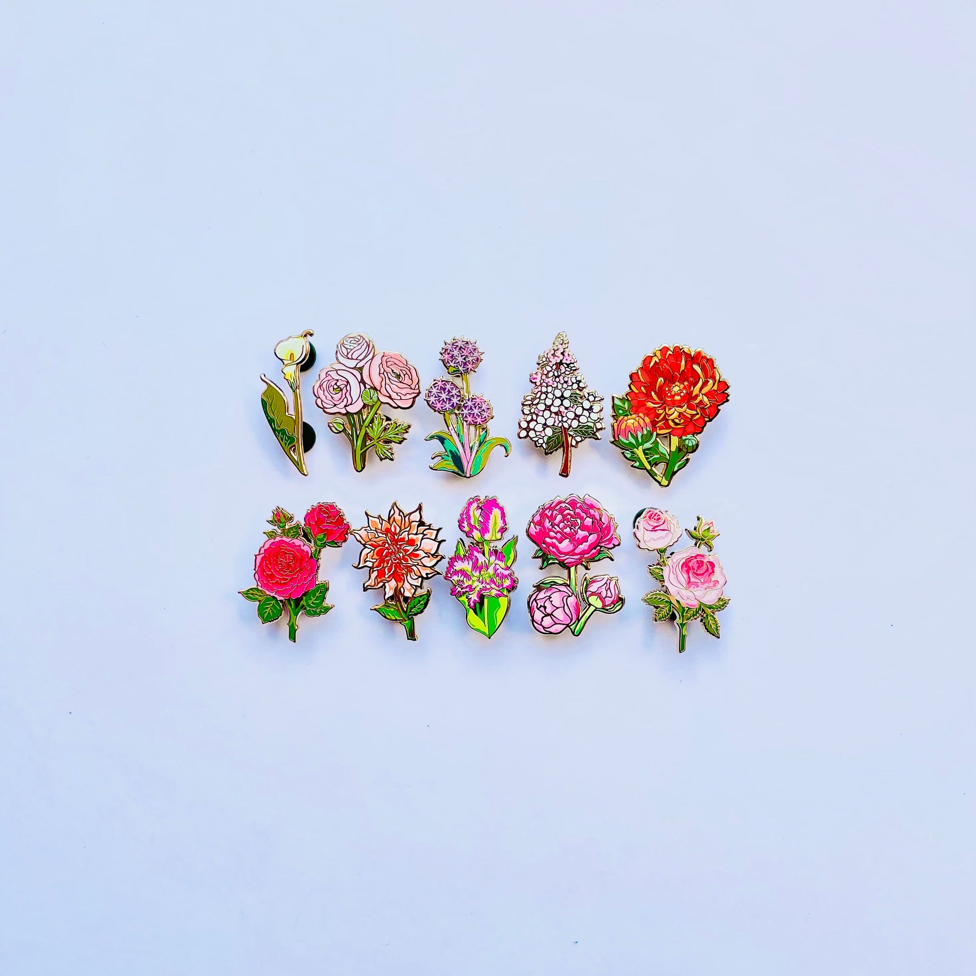 White Rose Enamel pin gift, Friend Gift under 10, June birth flower, self love
