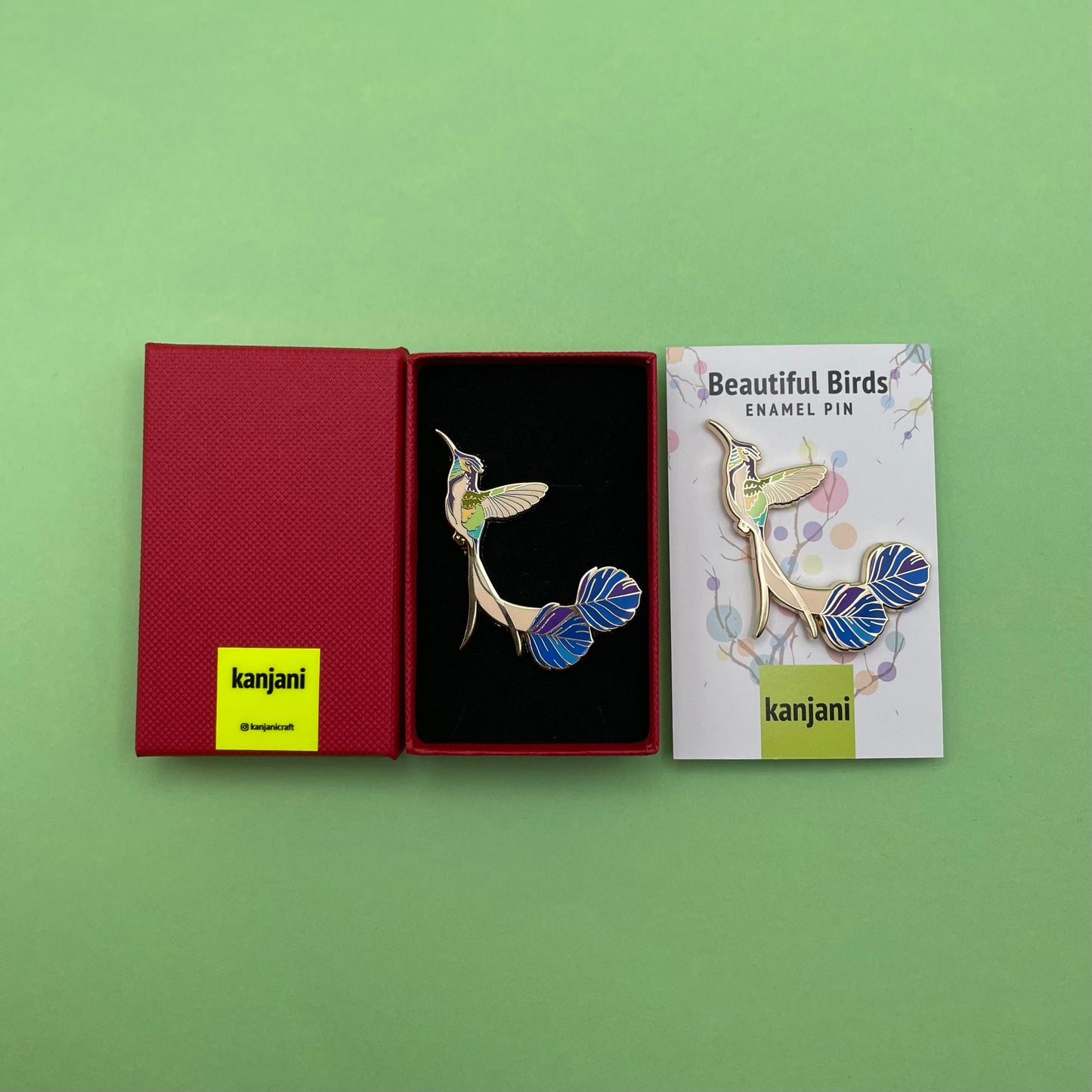 Feather Drop Earrings: Lime Citrus Enamel Design (Gold Plated, 3in), Advent calendar