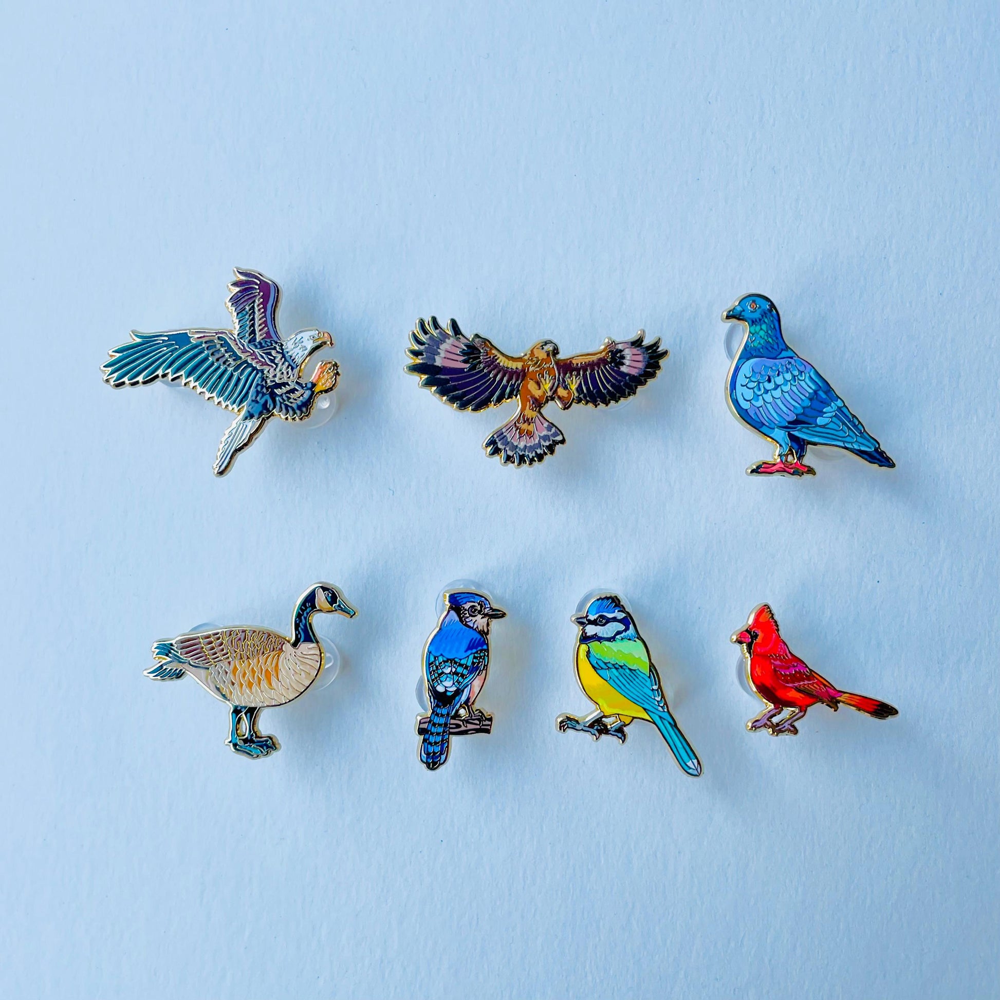 Starling Enamel pin gift, bird lapel badge, Nature, Gift him, her, magpie, pigeon