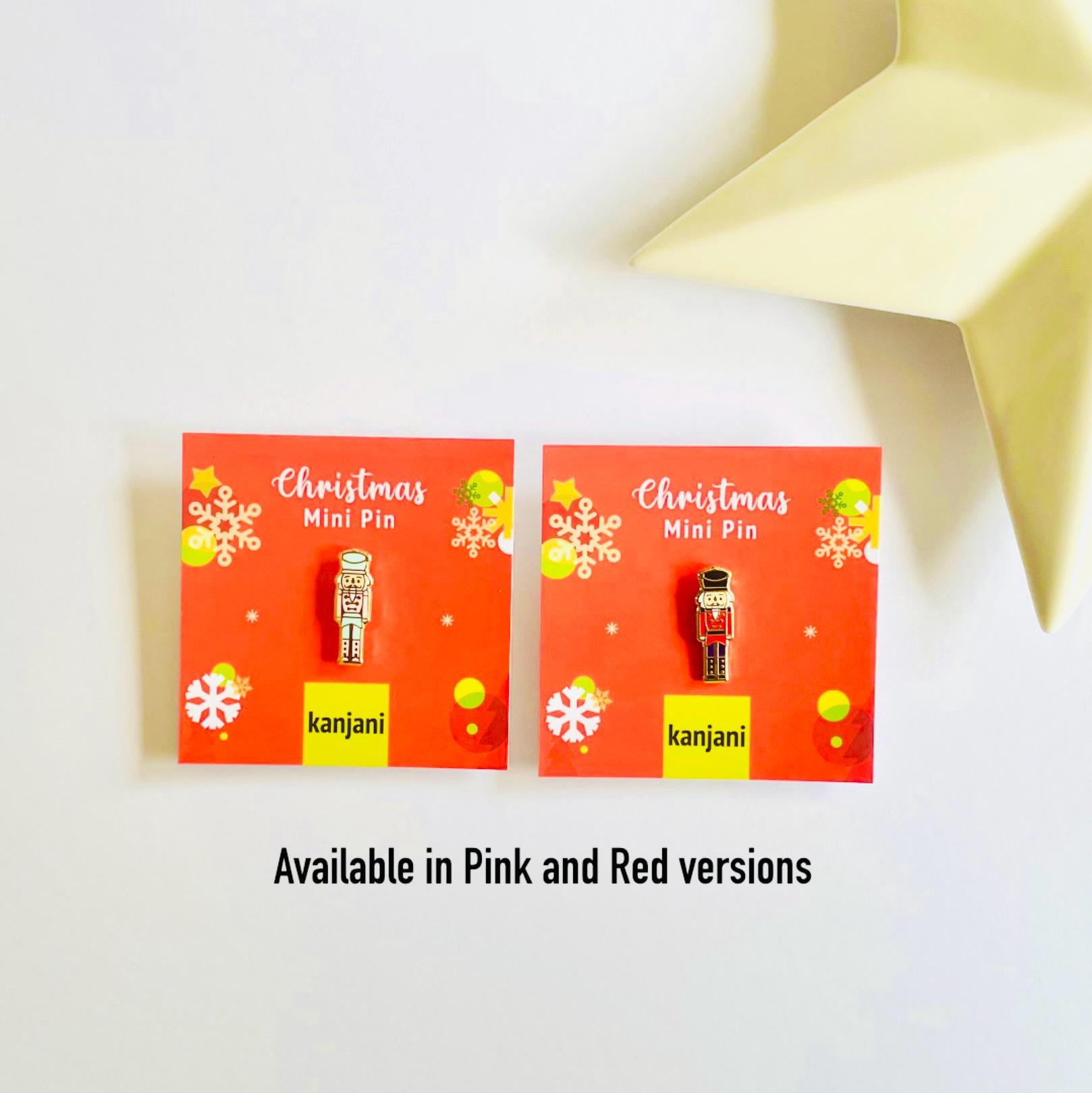 Nutcracker Enamel Earrings, Minimalist Huggies and Hooks (Gold or Silver), Christmas gift, stocking stuffer, Advent calendar