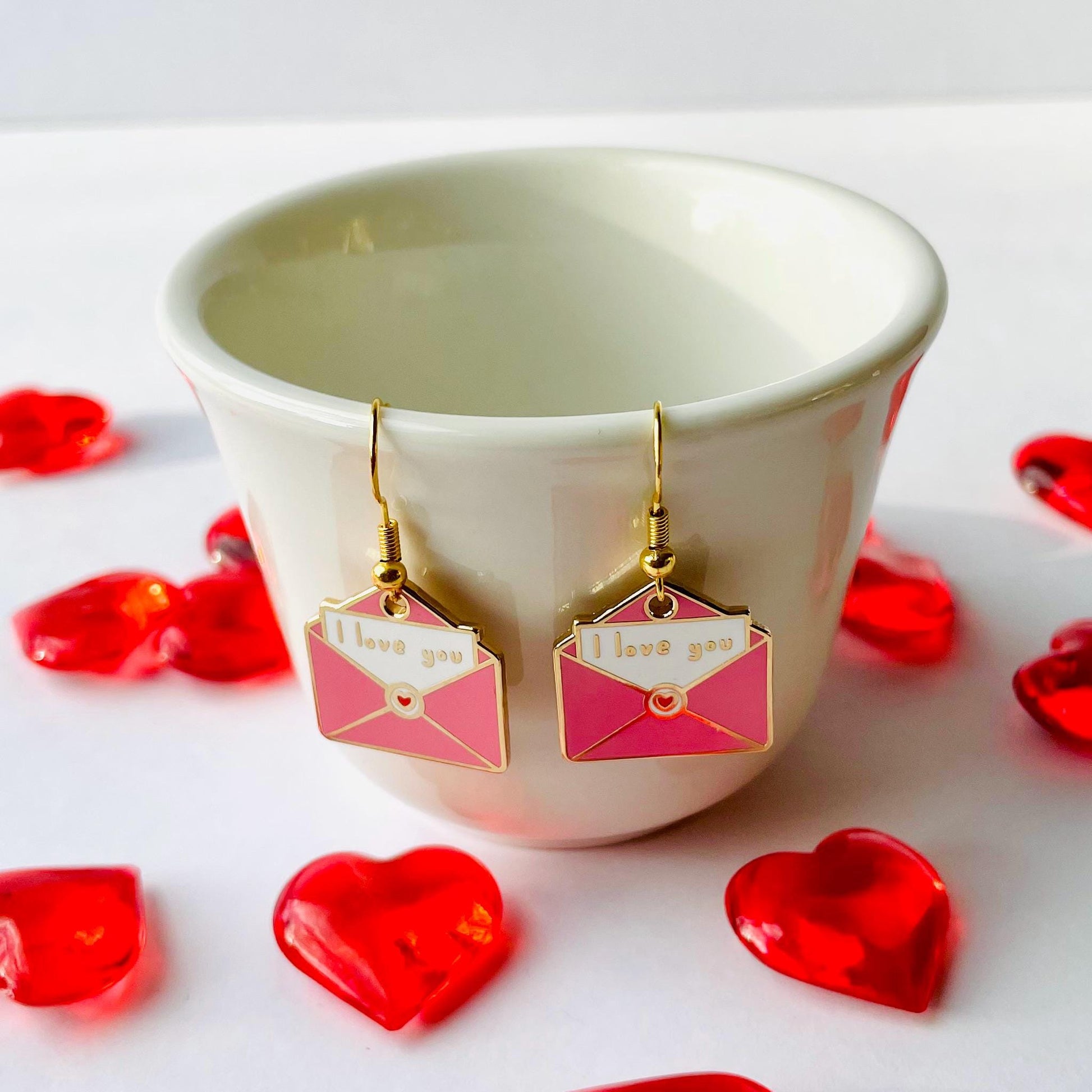 Love Letter Note enamel pin | Gift under 10 | Valentine | Gifts under 20 Galentines | Romantic enamel | You’re my favourite | gift for mom