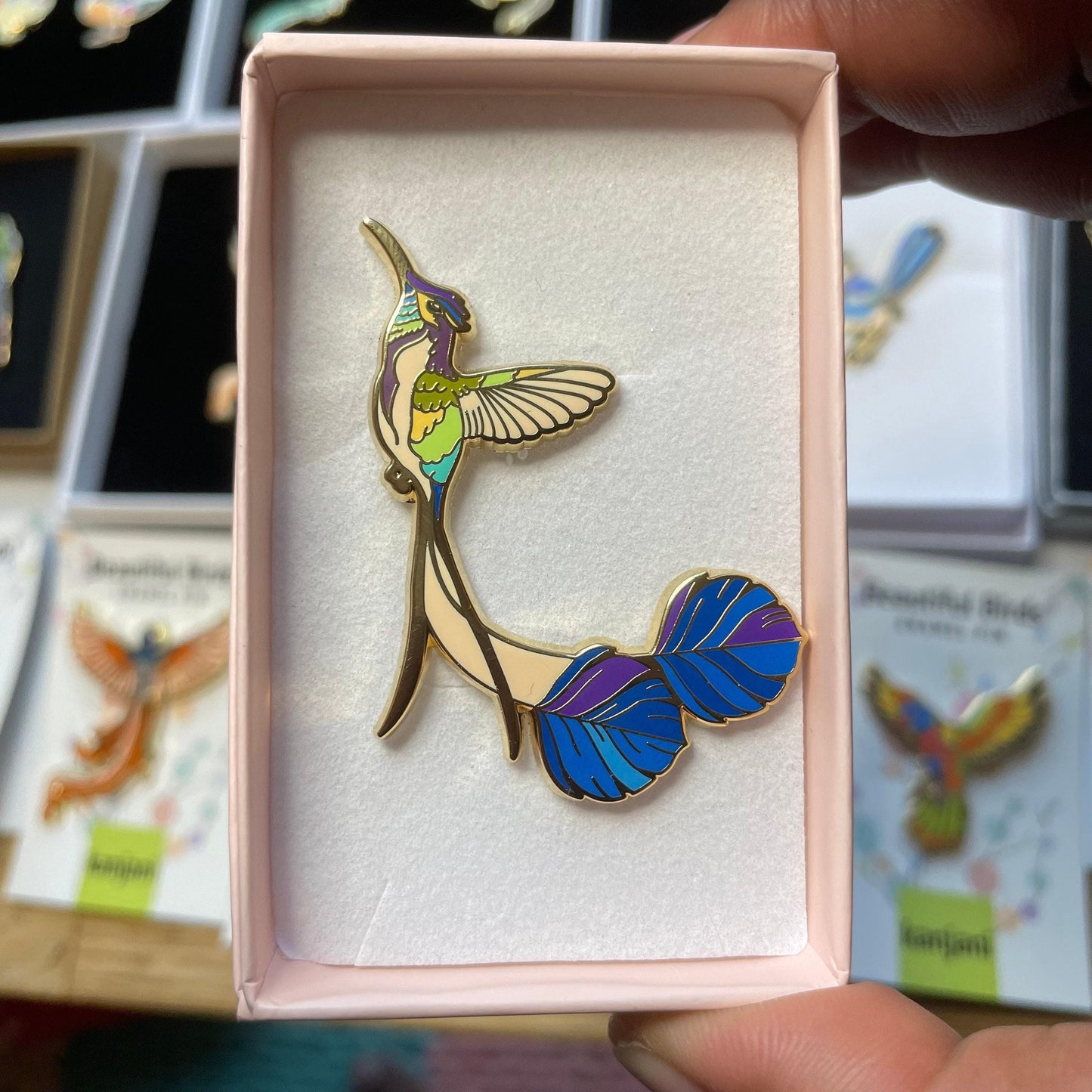 Kanjani Pin Gift Box - Holds Mini, Floral, and Standard Pins, Advent calendar