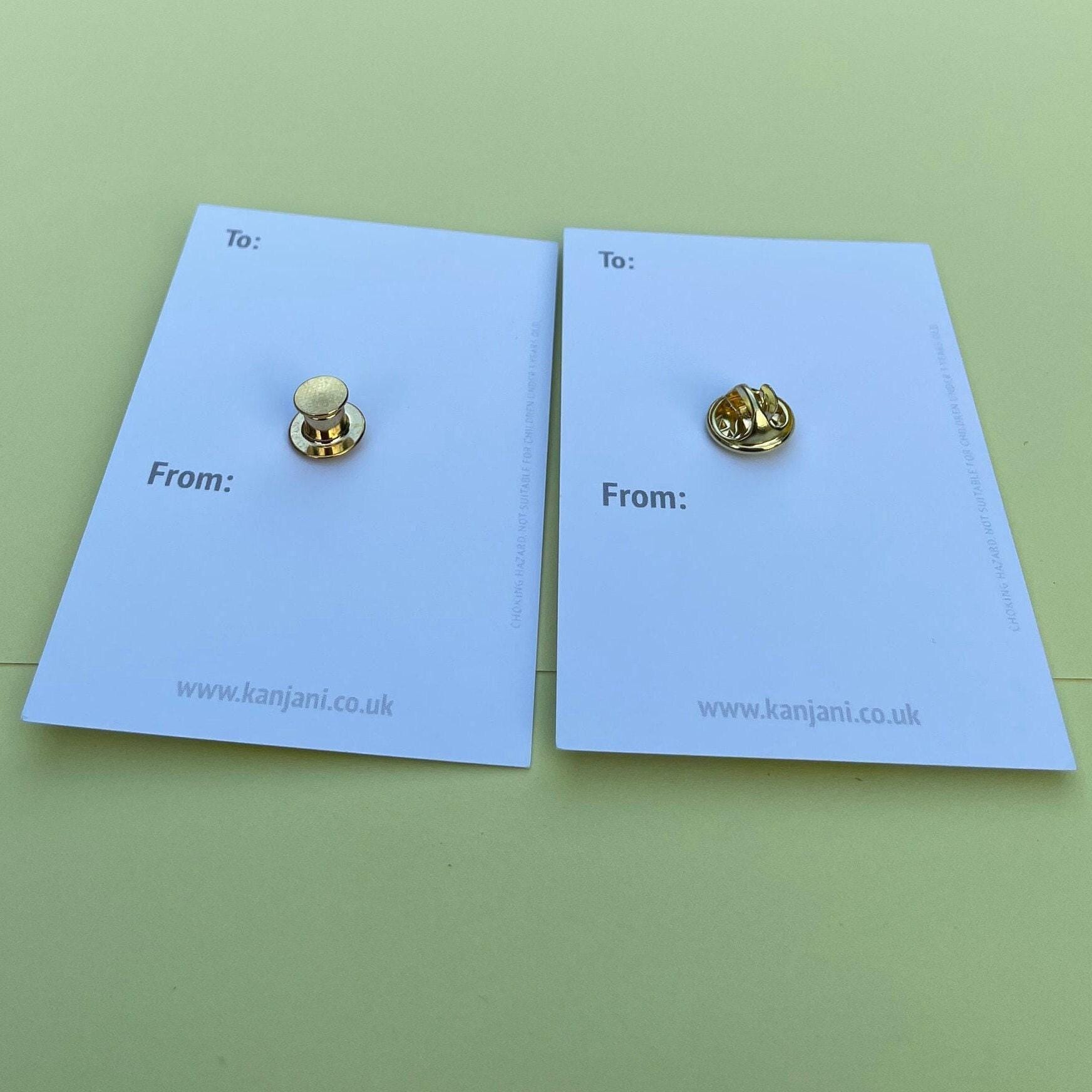 Gold Locking Pin Back, Secure Pin Keeper, Advent calendar