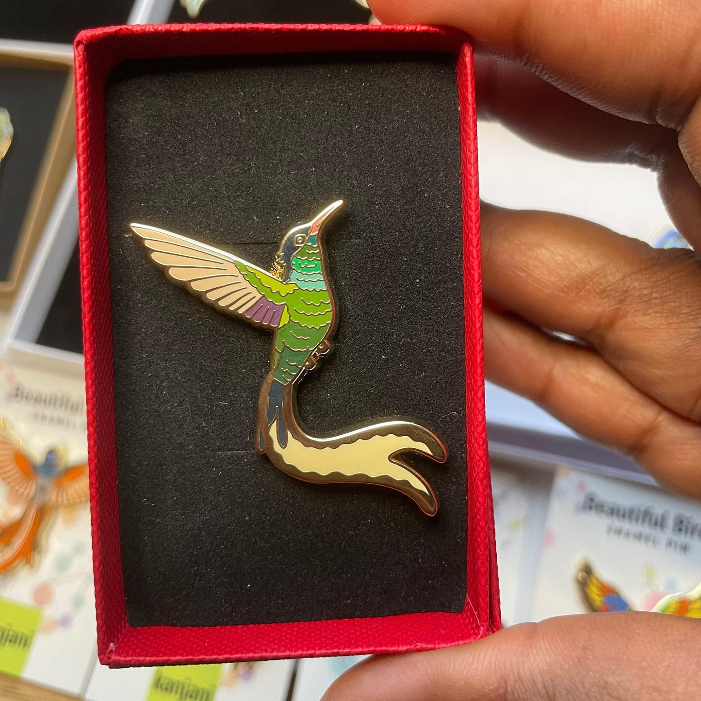 Kanjani Pin Gift Box - Holds Mini, Floral, and Standard Pins, Advent calendar