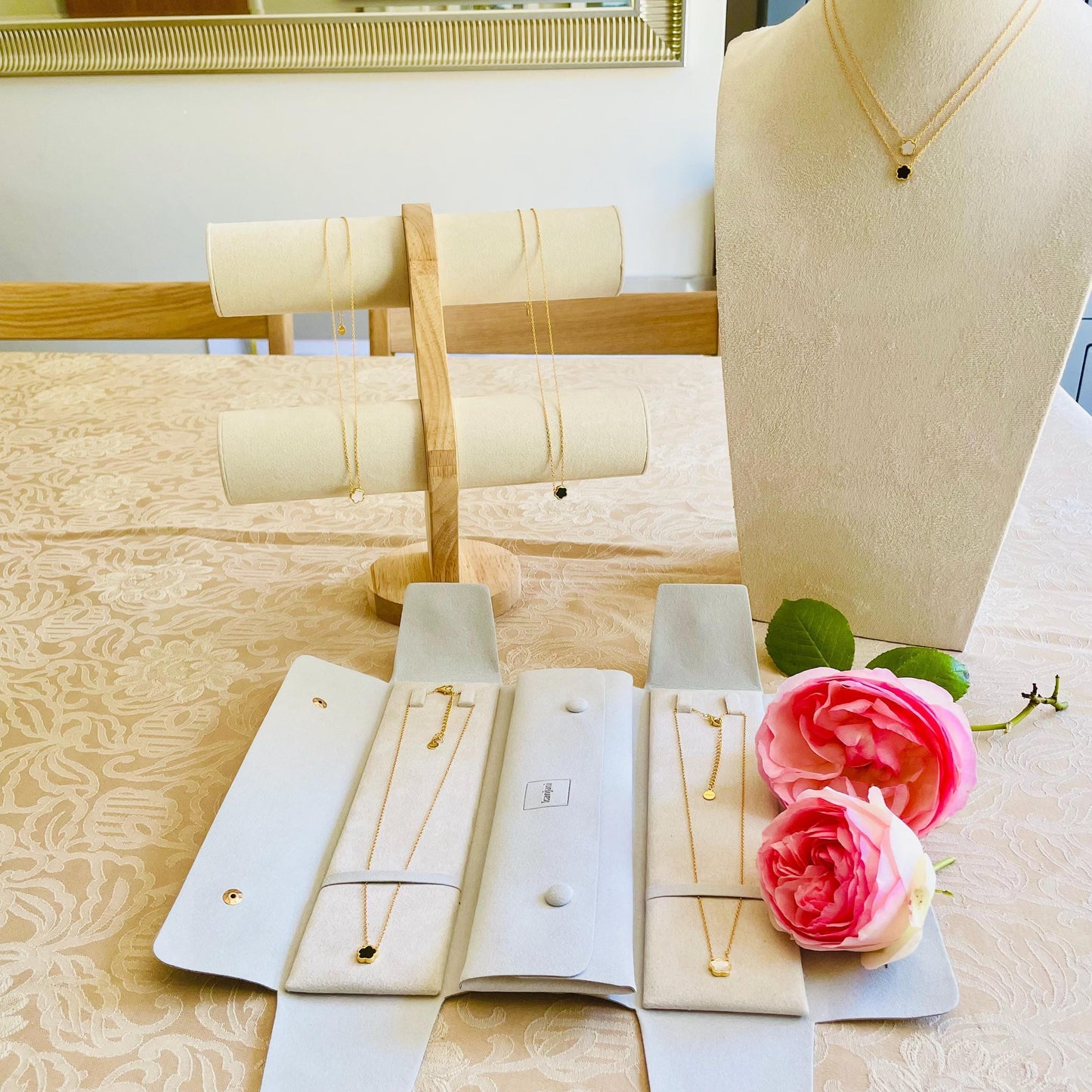 Pink Enamel Heart Padlock Earrings, Dangle or Stud (Gold Plated), Advent calendar