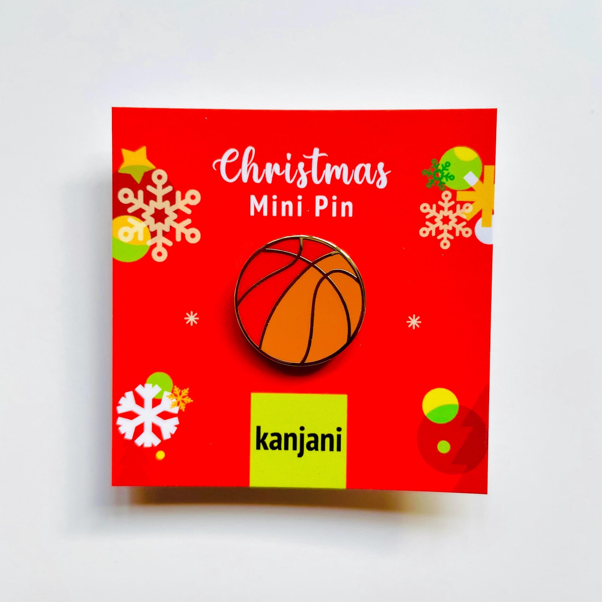 Basketball Enamel Pin