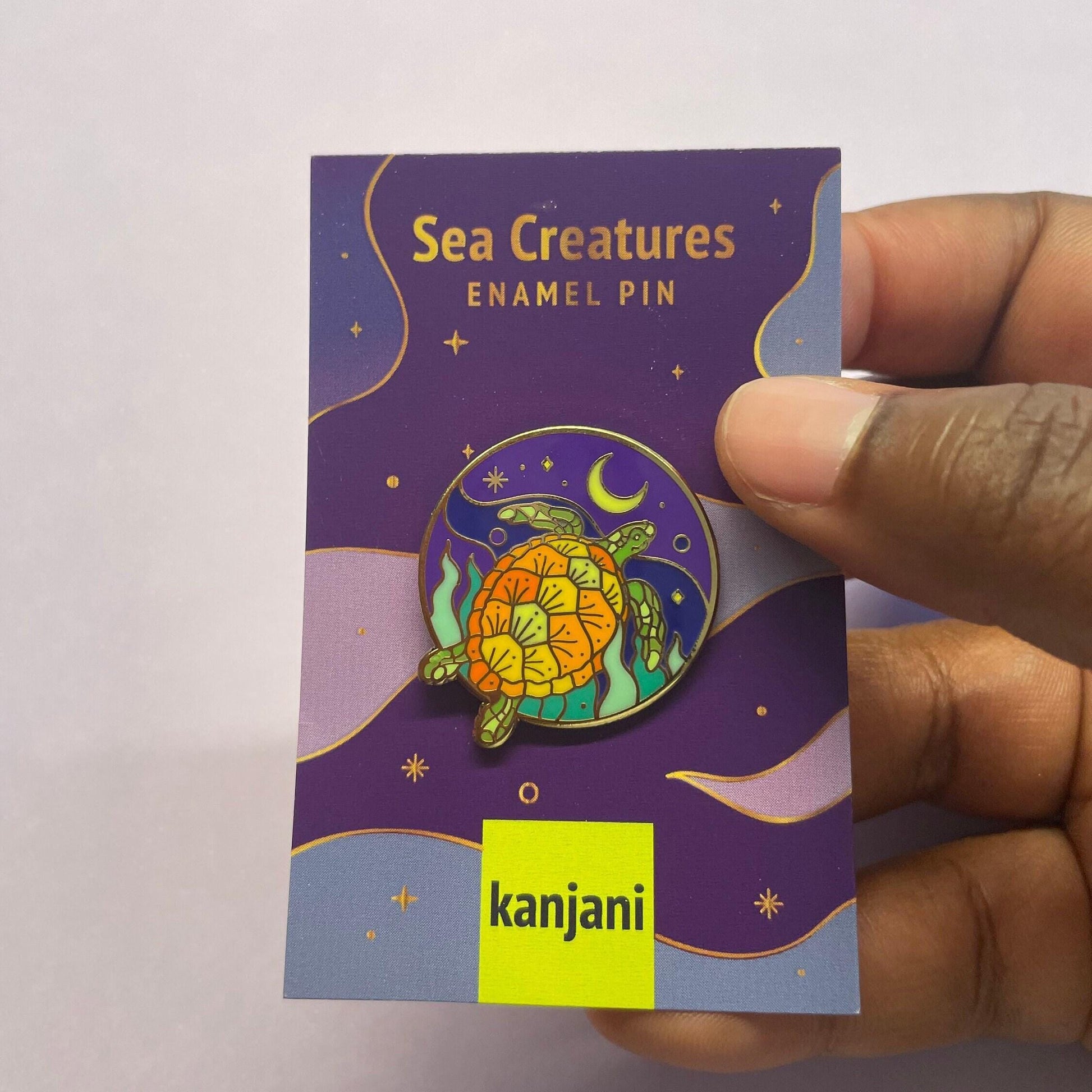 Sea Turtle Enamel pin gift badge, sea witch marine gift, nature, gift for her, gift under 20, sea creatures, lunar, cosmic