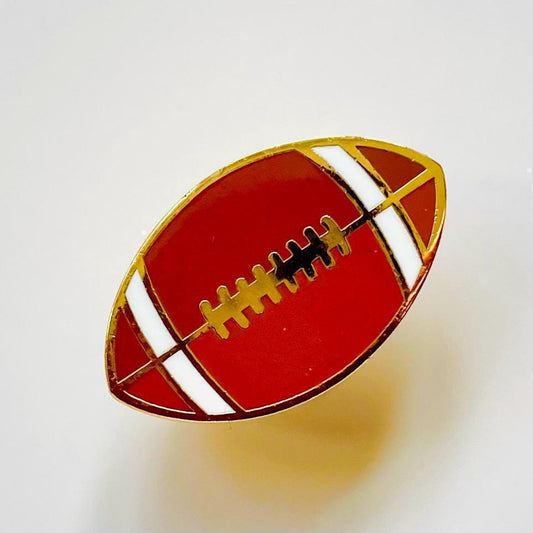 Football Ball Enamel Pin