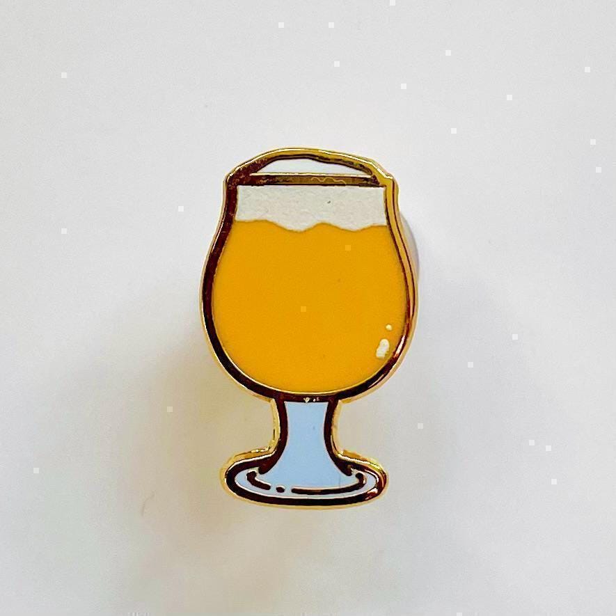 Pint of beer enamel pin