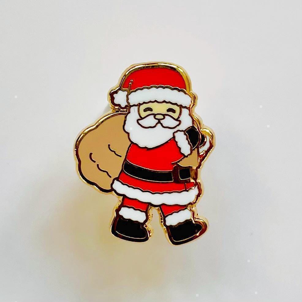 Santa Enamel pin