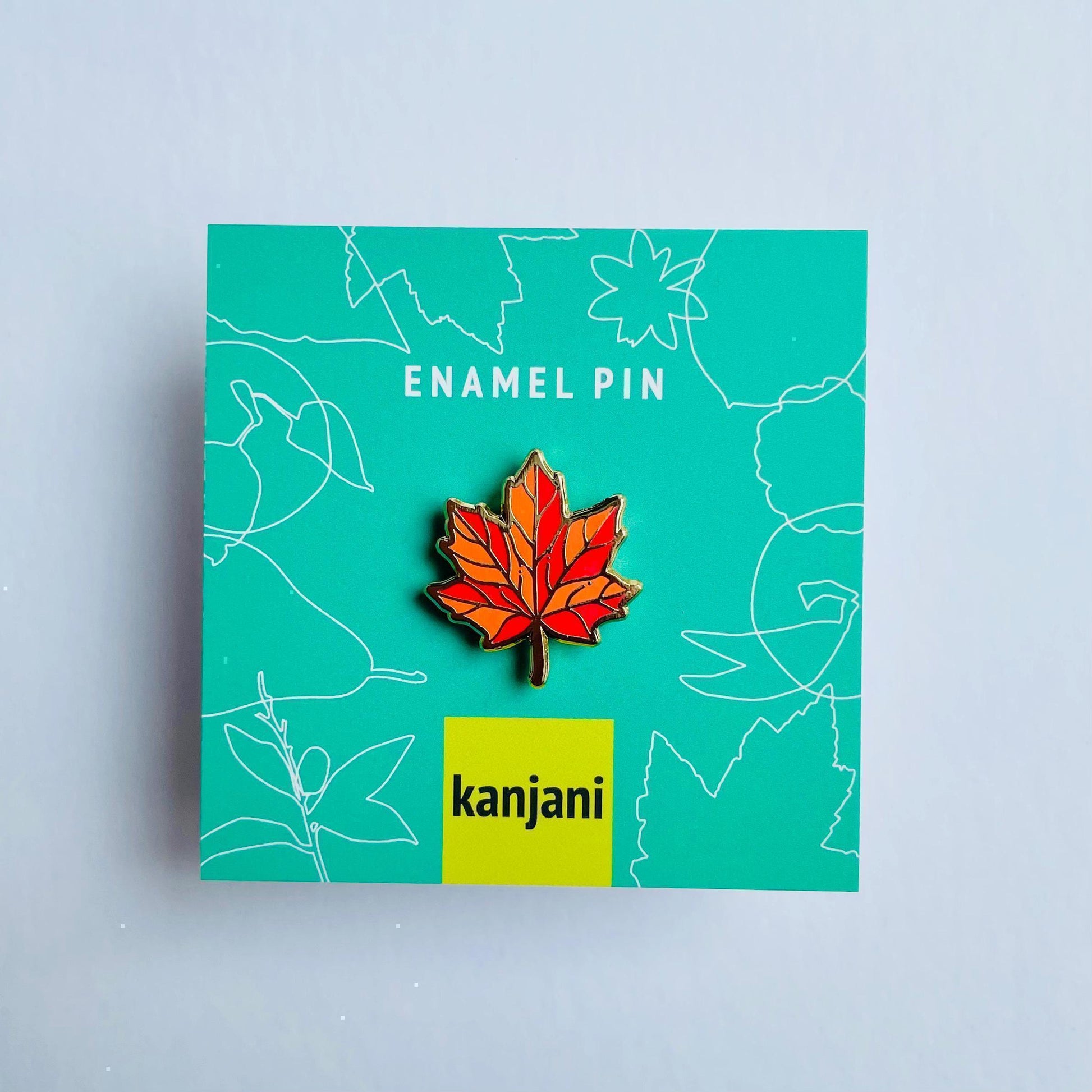 Blue Sweetcorn Enamel Pin - Mini Vegan Lapel Badge, Christmas gift, stocking stuffer, Advent calendar