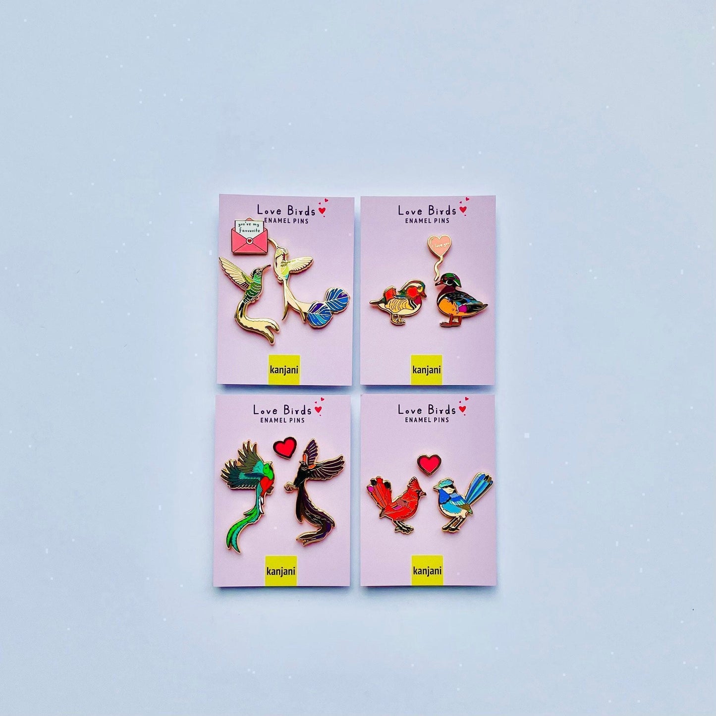 Mini Heart Enamel Pin: Gold Accent - Self Love and Encouragement, Christmas gift, stocking stuffer, Advent calendar