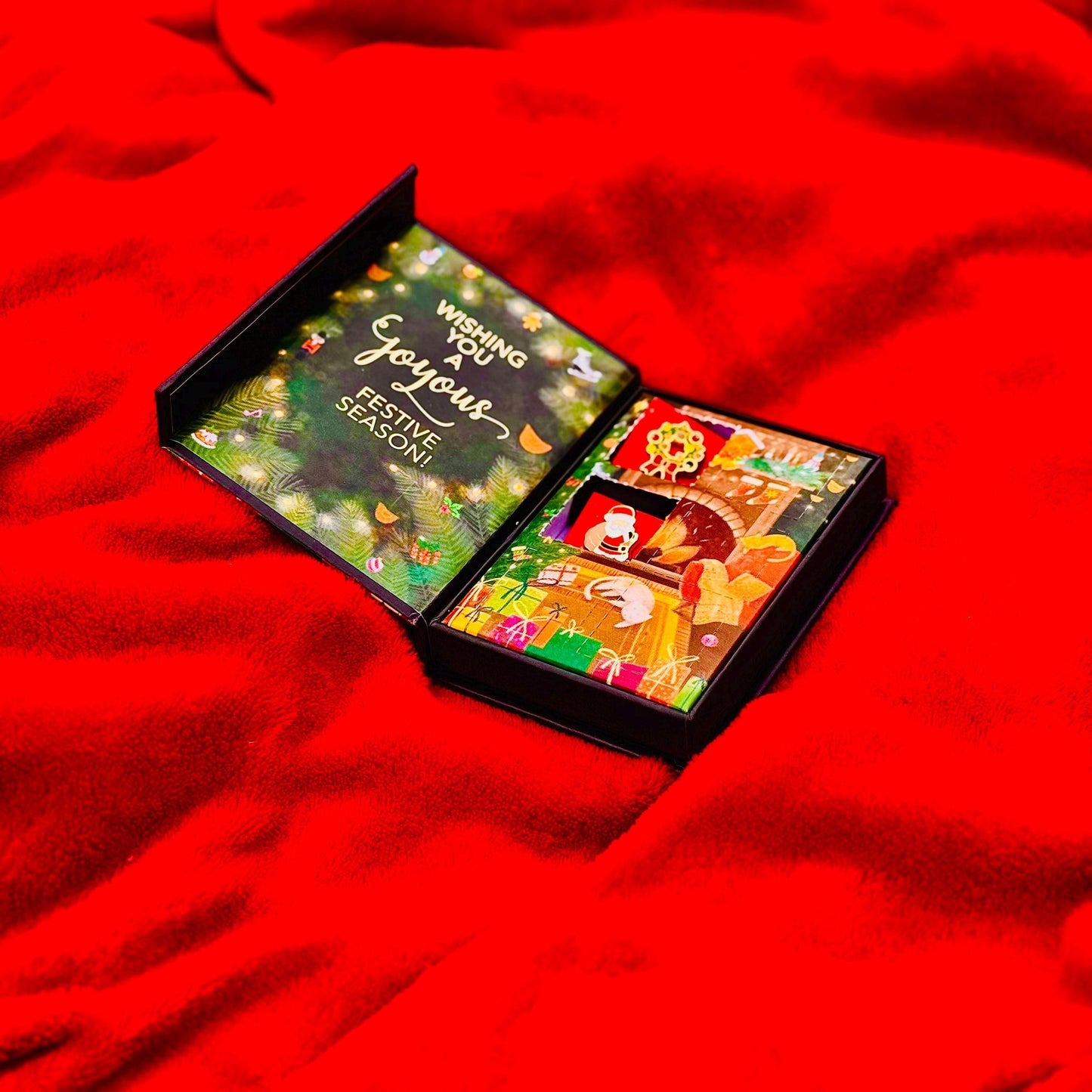 6 Enamel Pin Set MISPRINT Gift Box: Christmas gift, stocking stuffer, Advent calendar