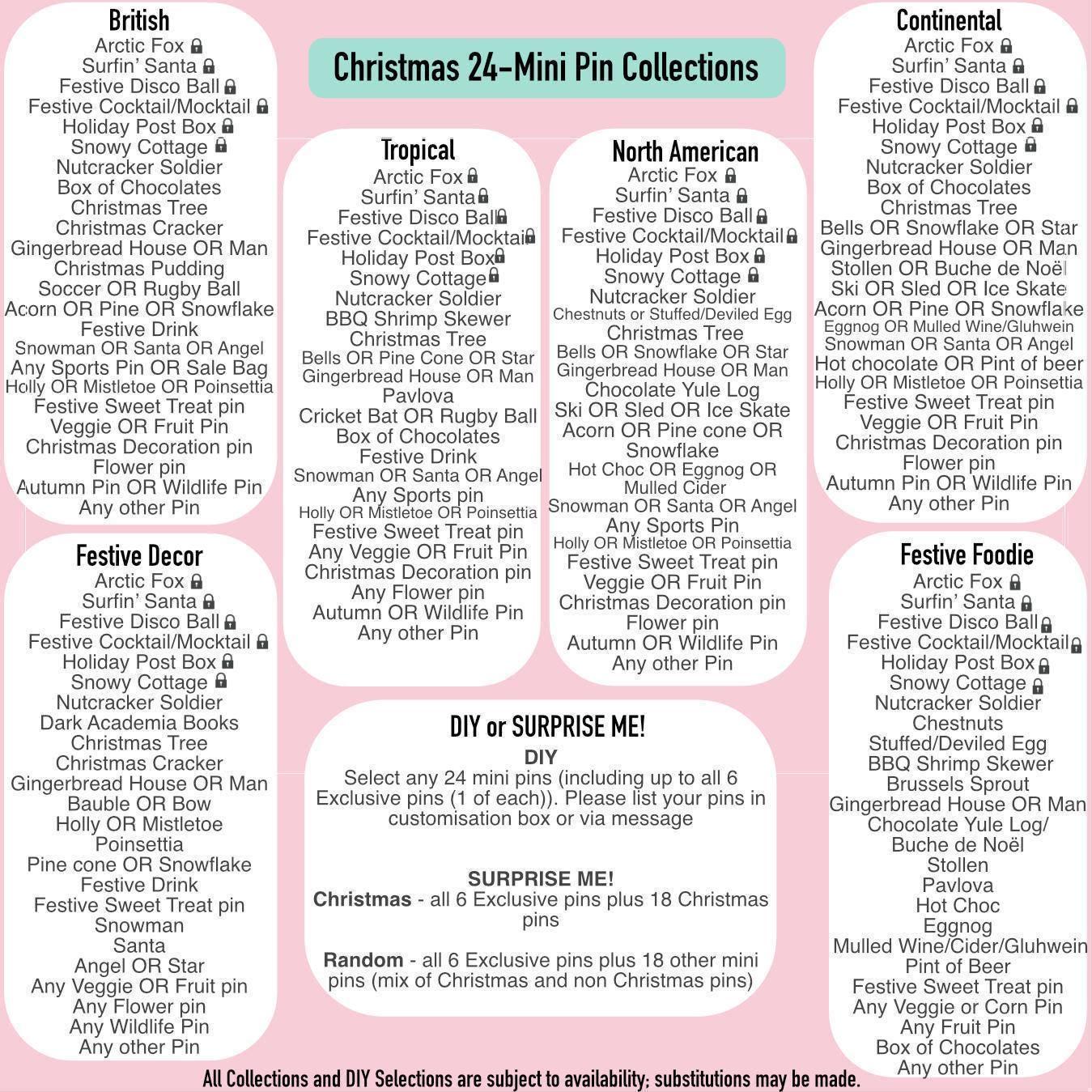 Holiday Post Box Christmas Enamel Lapel Pin Badge, Winter, Christmas gift, stocking stuffer, Advent calendar