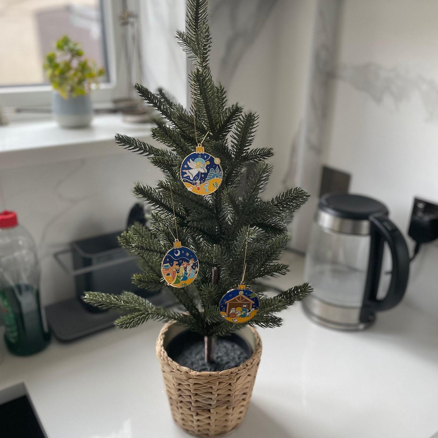 Three Wise Men Enamel Pin - Christmas Tree Ornament and Magnet, Christmas gift, stocking stuffer, Advent calendar