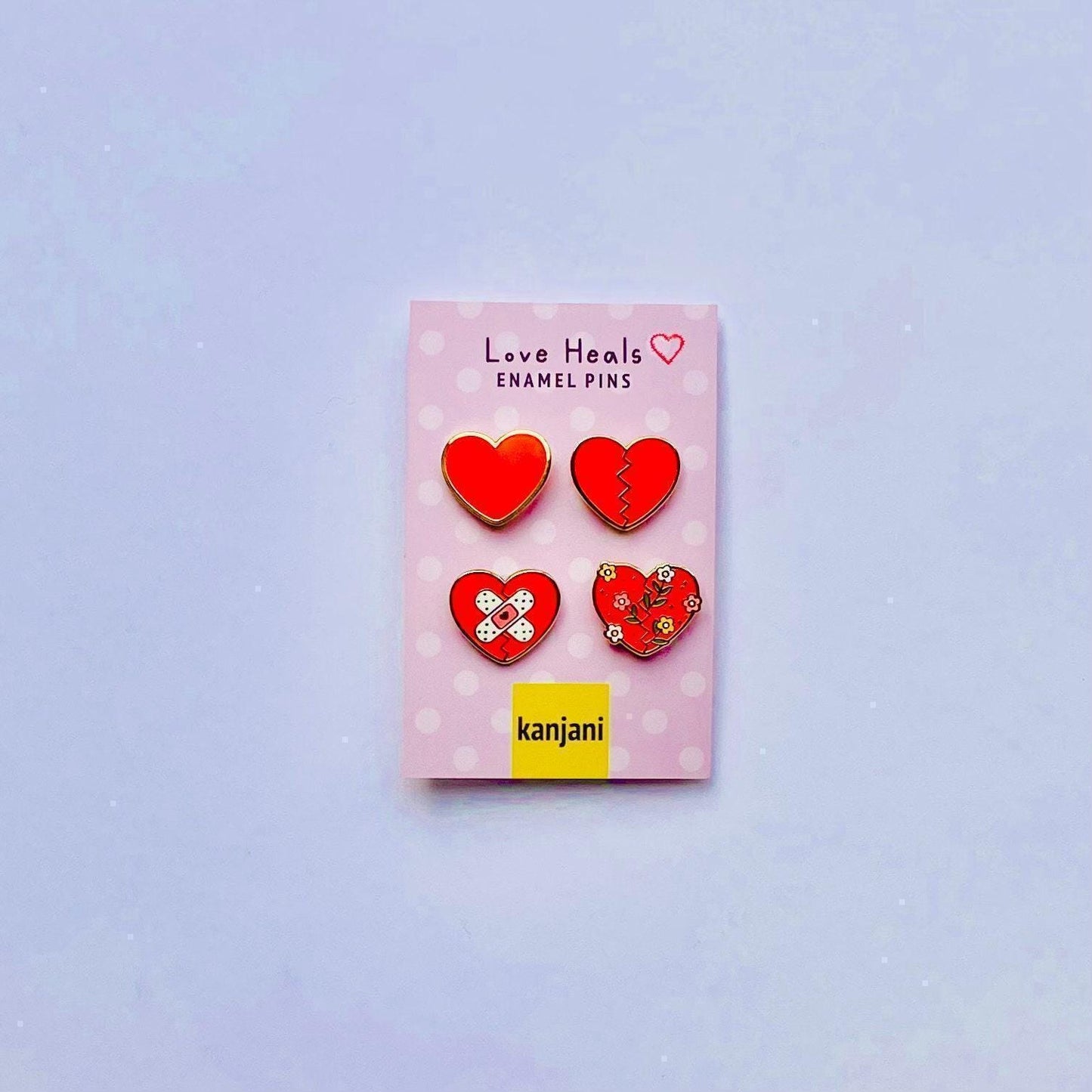 Heartbreak Enamel Pin, Healing Gift, Christmas stocking stuffer, Advent calendar