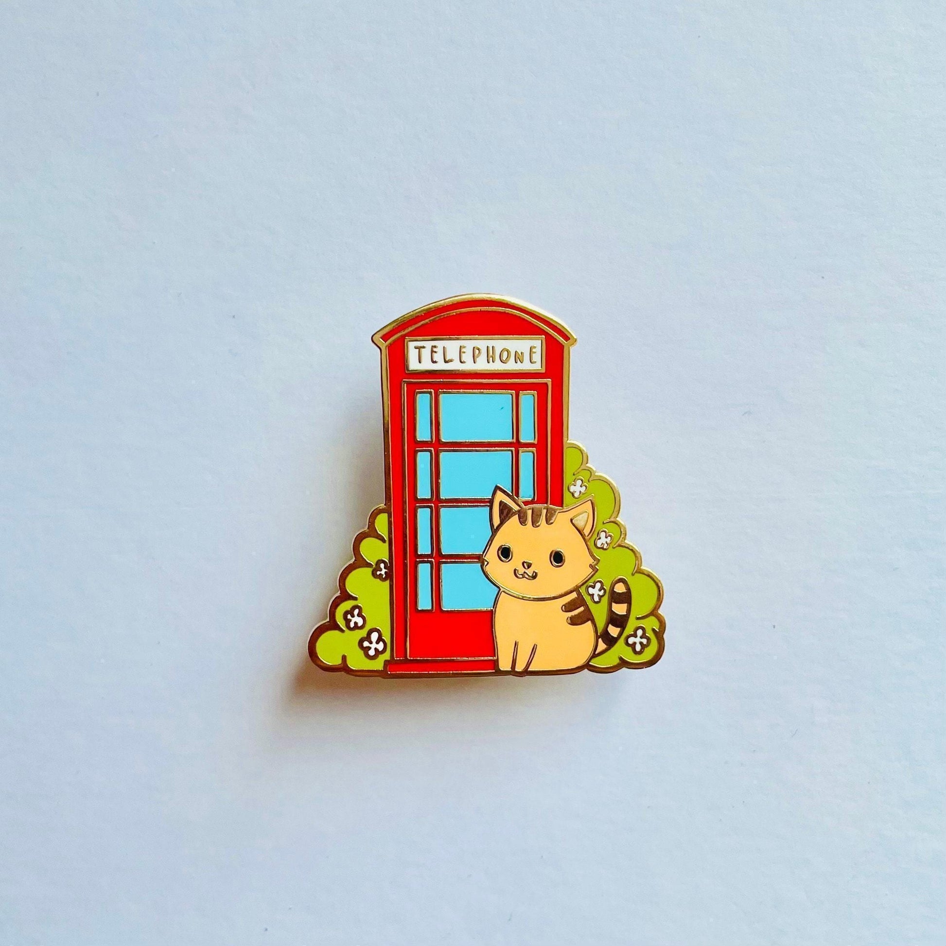 London Enamel Pin, Big Ben, London Eye, Ginger Cat Souvenir, Christmas stocking stuffer, Advent calendar