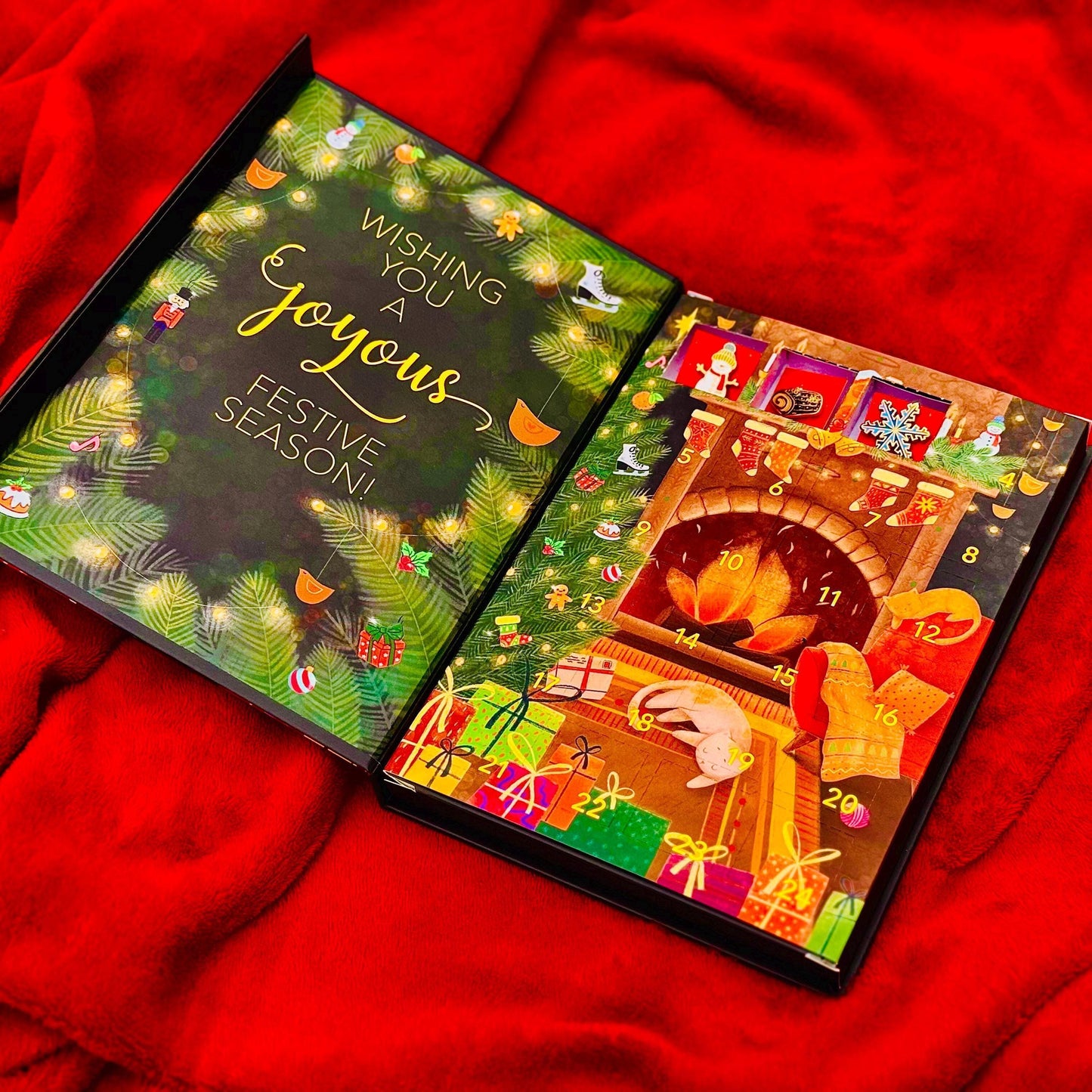 Enamel Pin Advent Calendar – Luxury Christmas Gift, Party Game, family stocking stuffer, Advent calendar