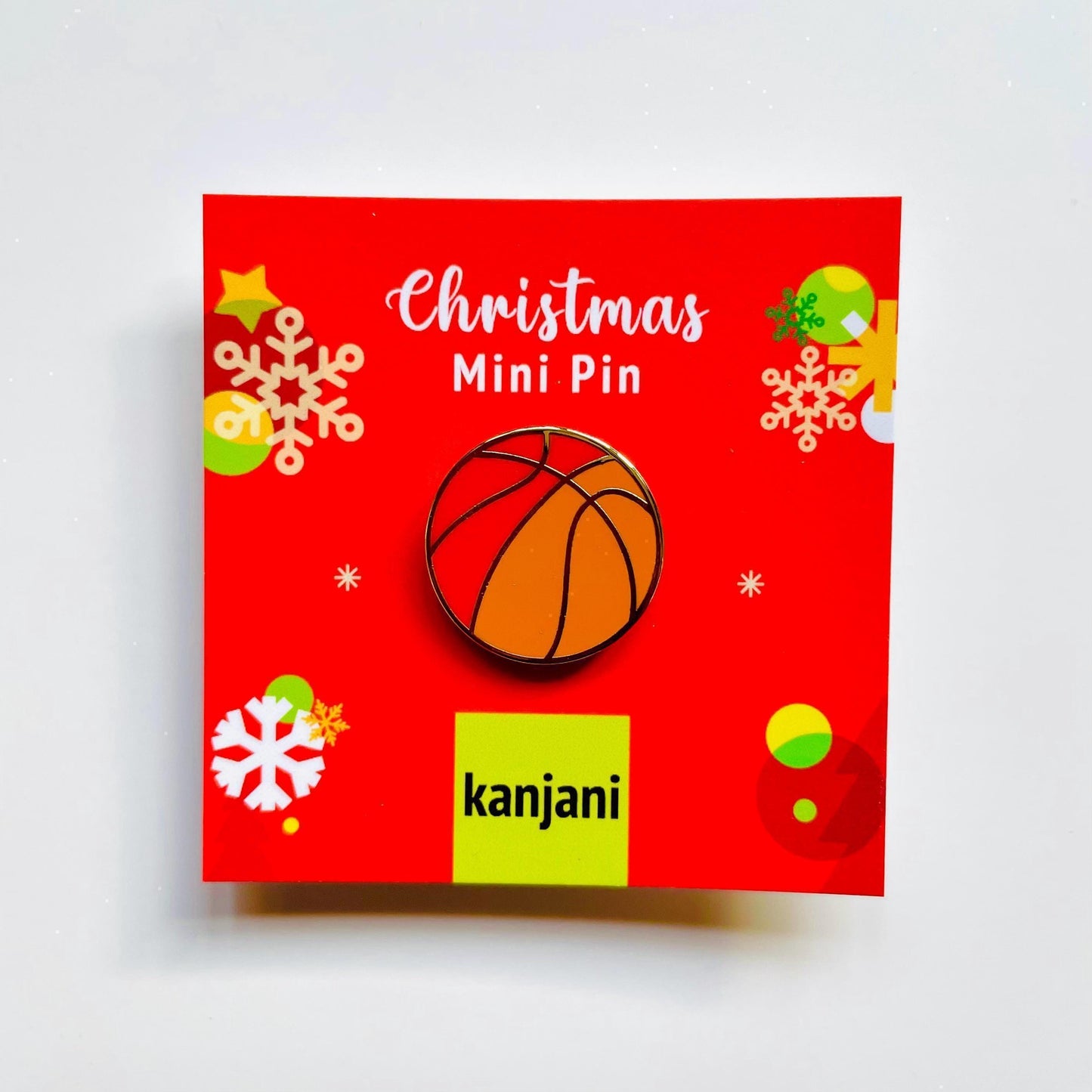 Basketball Enamel Pin