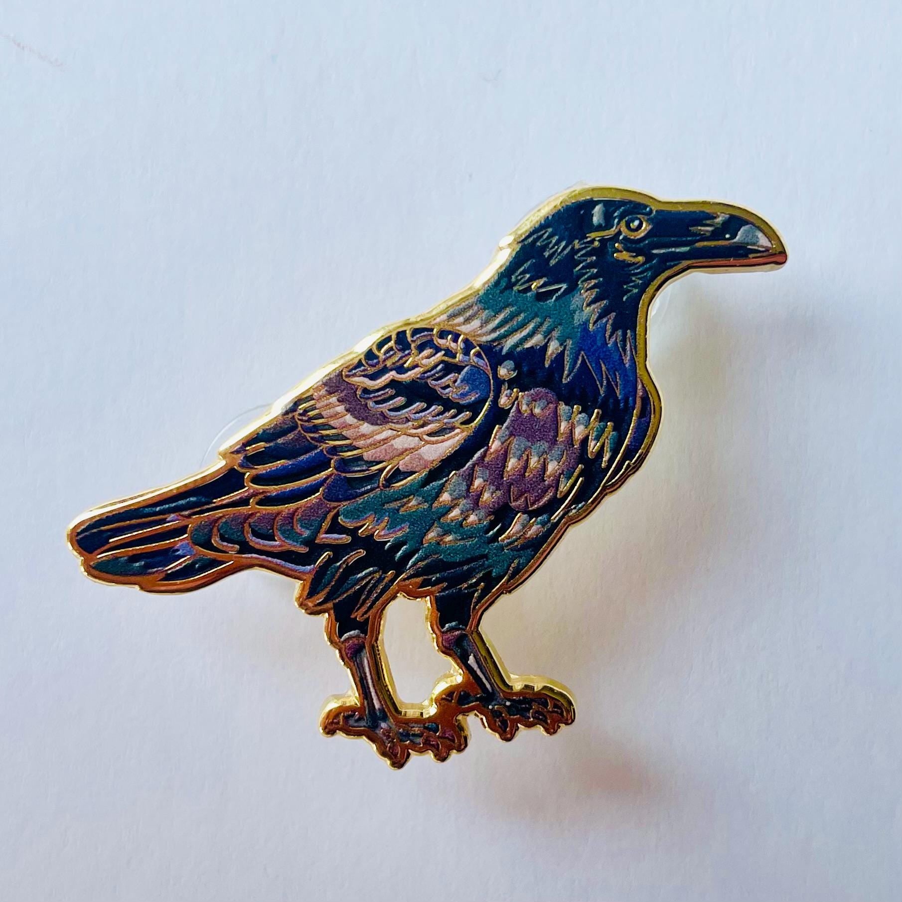 Crow Dangle Earrings, Bird Themed Acrylic Jewelry, dark fantasy, witchy, Christmas gift, stocking stuffer