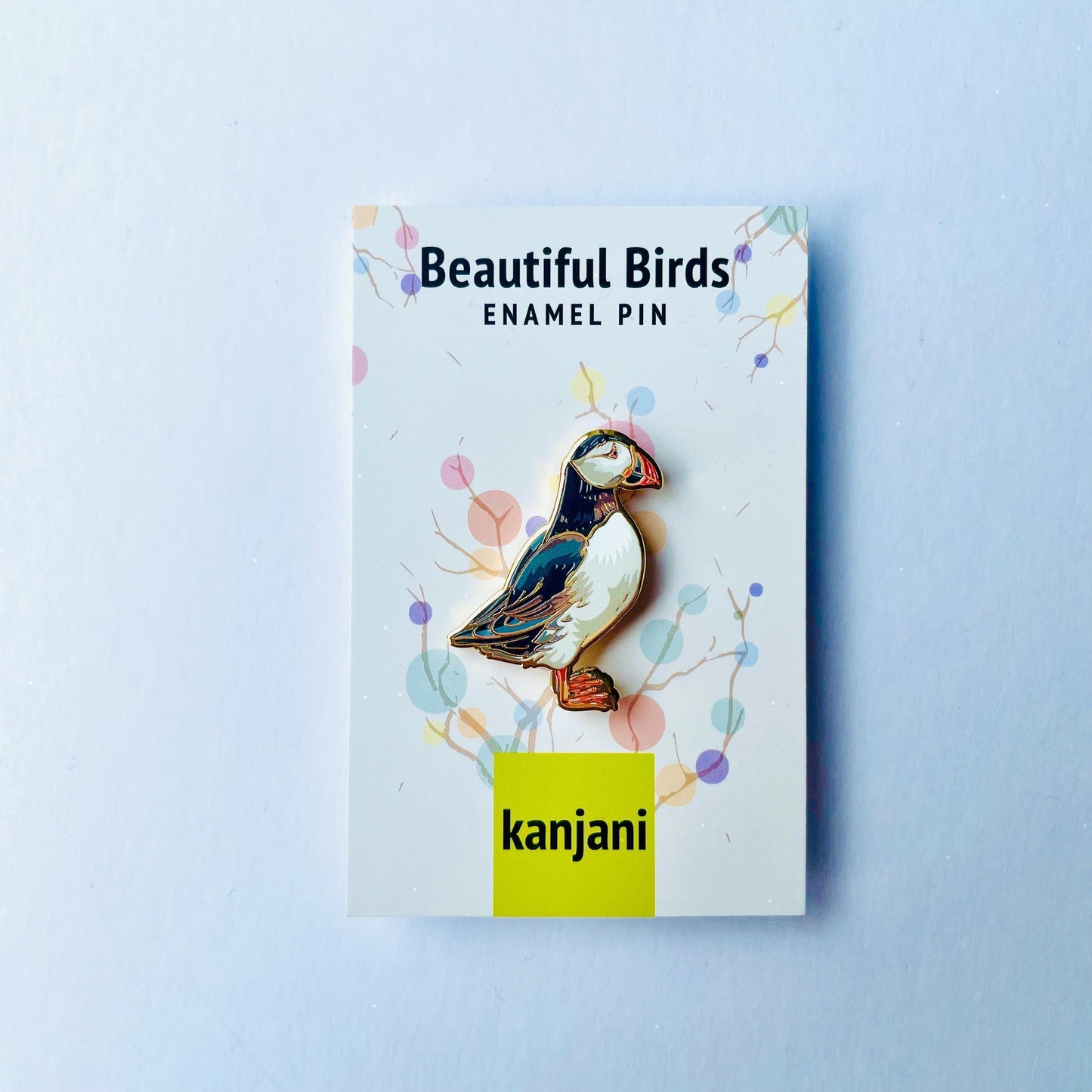 Puffin Enamel Pin, Sea Bird Brooch Badge, Gift, Christmas gift, stocking stuffer, Advent calendar
