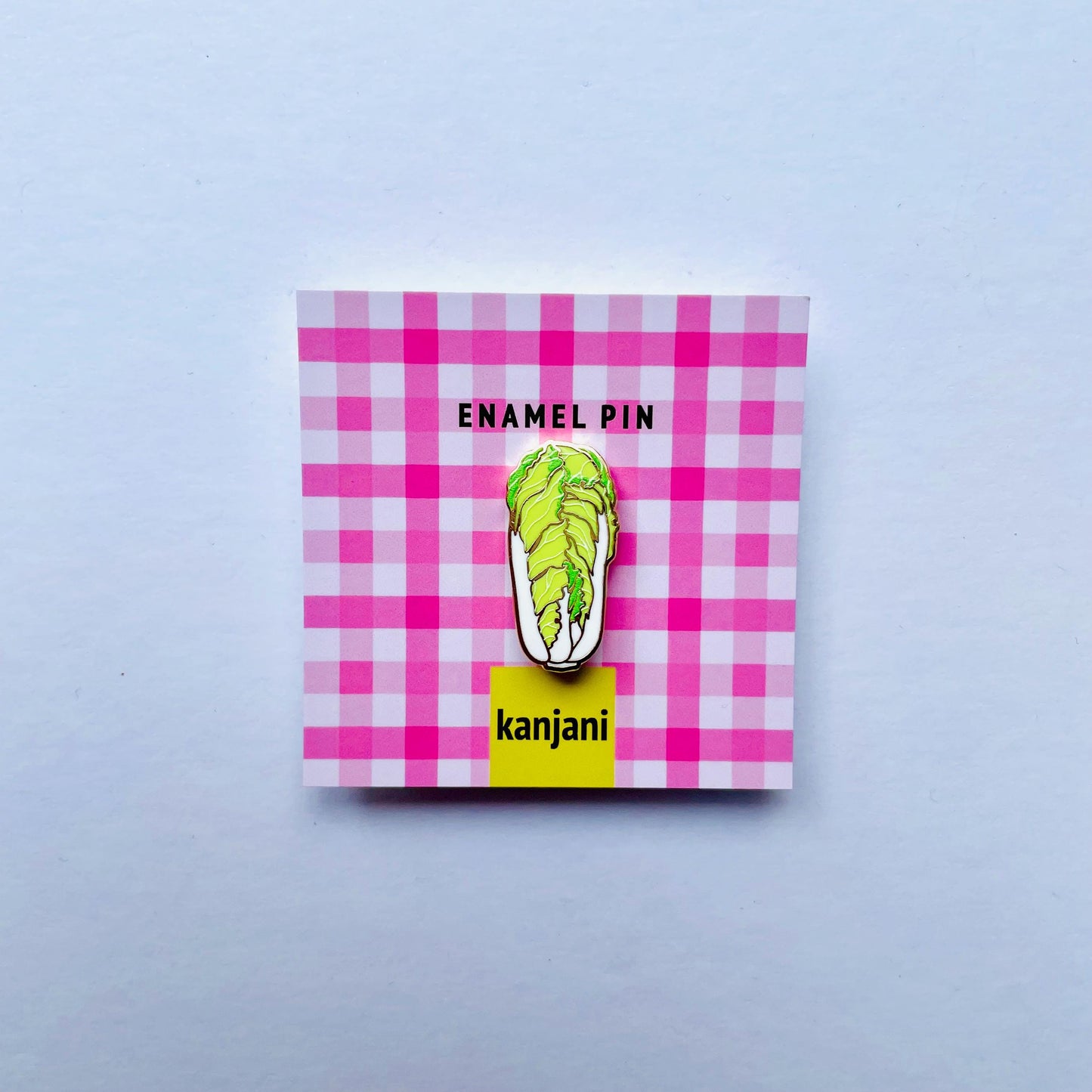 Napa Chinese Cabbage luxury gold hard enamel lapel pin badge