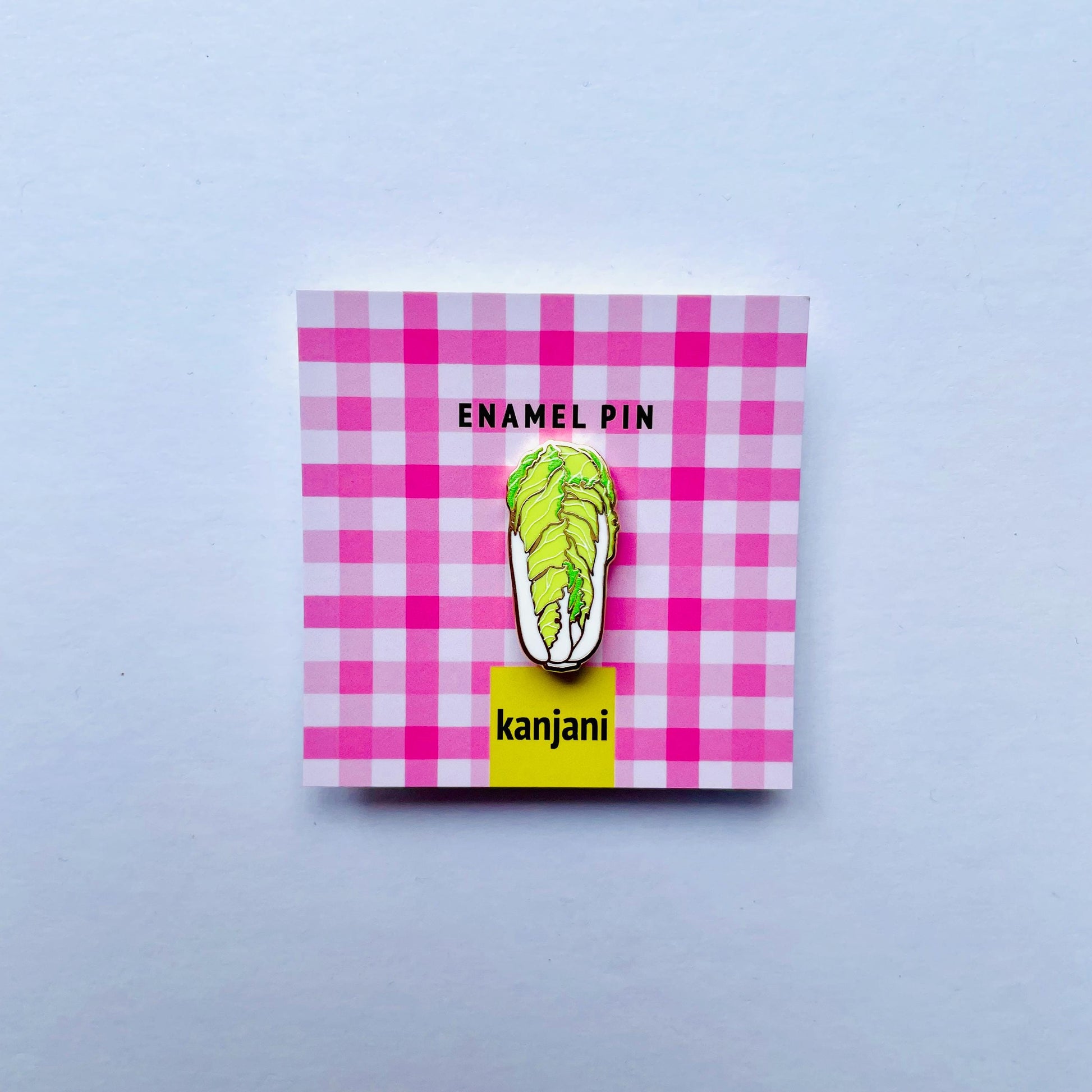 Napa Chinese Cabbage luxury gold hard enamel lapel pin badge