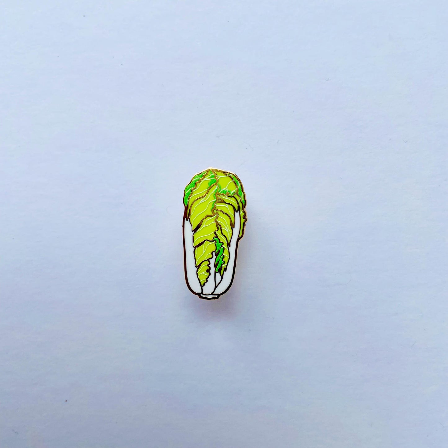 Napa Chinese Cabbage luxury gold hard enamel lapel pin badge