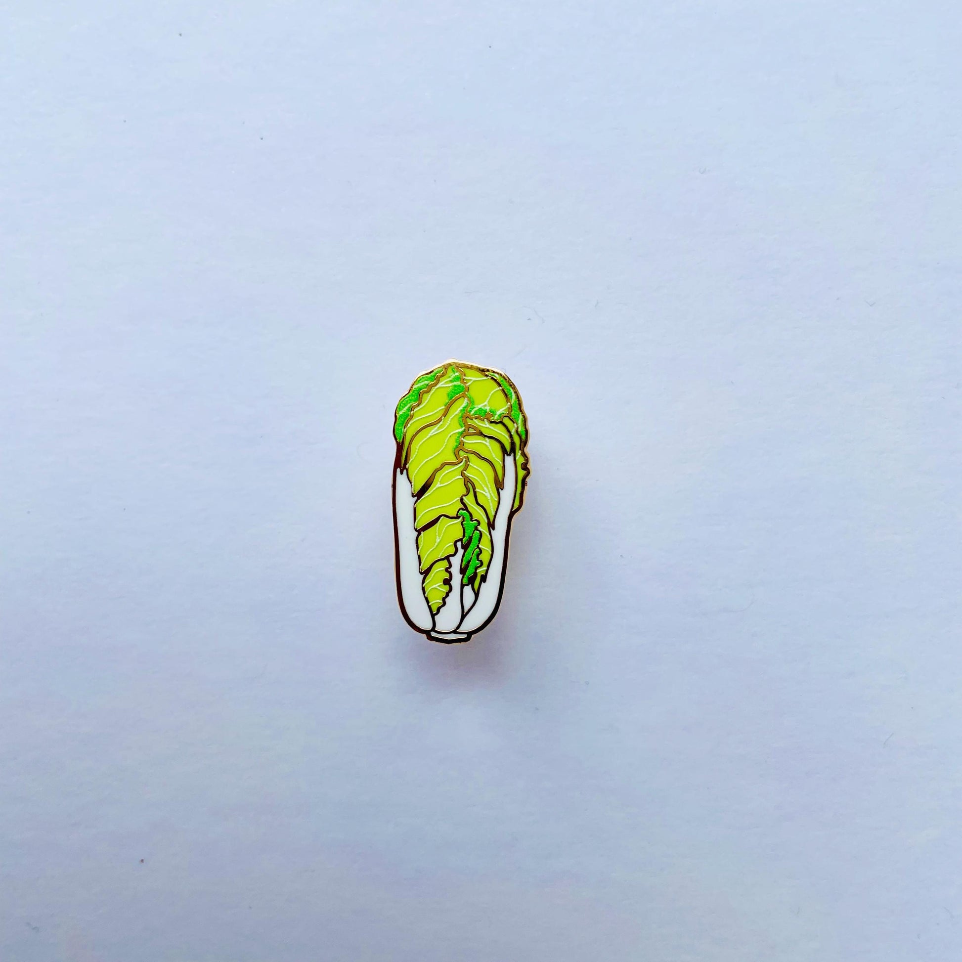 Napa Chinese Cabbage luxury gold hard enamel lapel pin badge