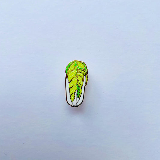 Napa Chinese Cabbage luxury gold hard enamel lapel pin badge