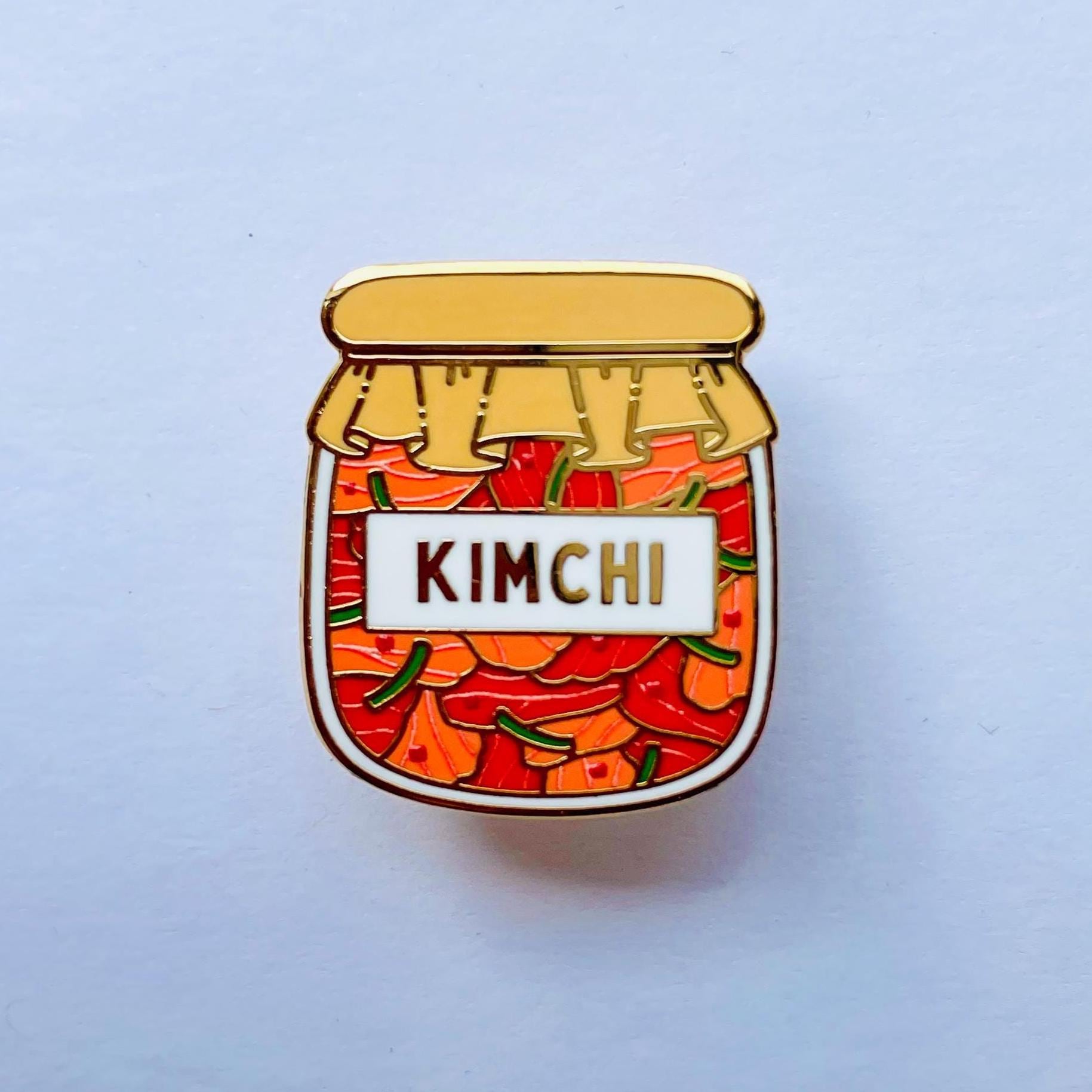 Kimchi Cabbage luxury gold hard enamel lapel pin badge