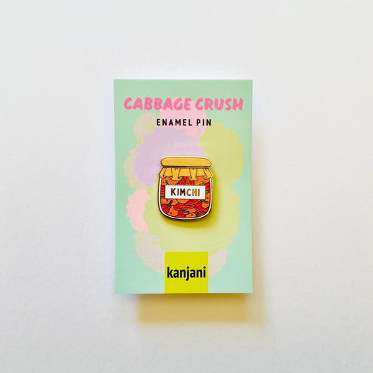Kimchi Cabbage luxury gold hard enamel lapel pin badge