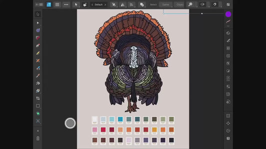 Wild Turkey Pin: Colorful Feathers - Gold Hard Enamel, Christmas gift, stocking stuffer