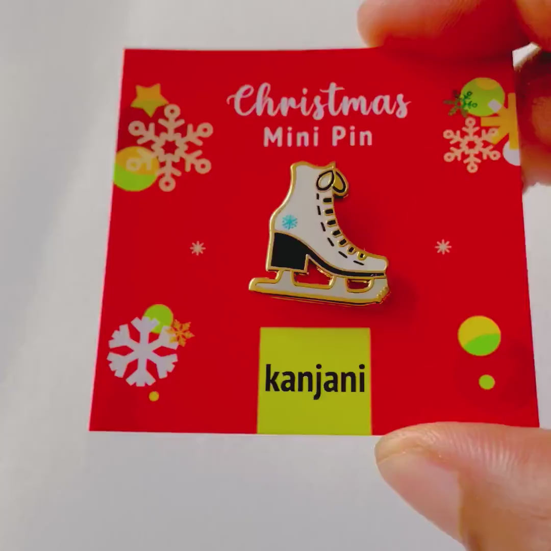 CUTE ICE SKATE pin- Perfect Christmas Gift Winter Sports