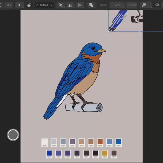 Eastern Bluebird Enamel Pin: Gold Birdwatching Lapel Brooch, Christmas stocking stuffer, Advent calendar
