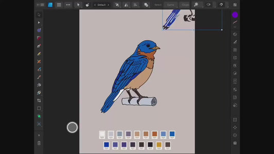 Eastern Bluebird Enamel Pin: Gold Birdwatching Lapel Brooch, Christmas stocking stuffer, Advent calendar