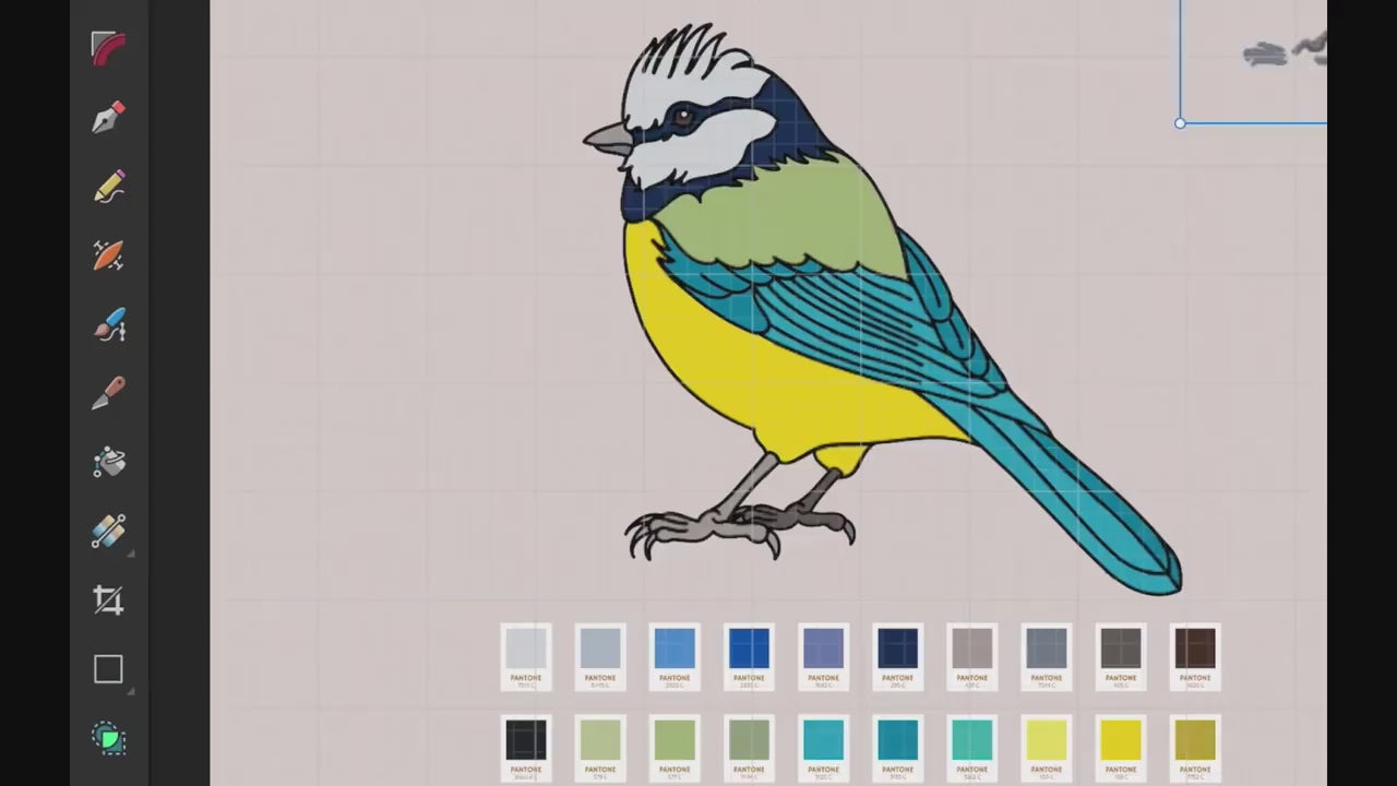 Blue Tit Enamel pin gift, Bird lapel badge, pigeon brooch, Gift him, her,