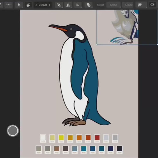 Penguin Enamel pin gift, Emperor bird badge