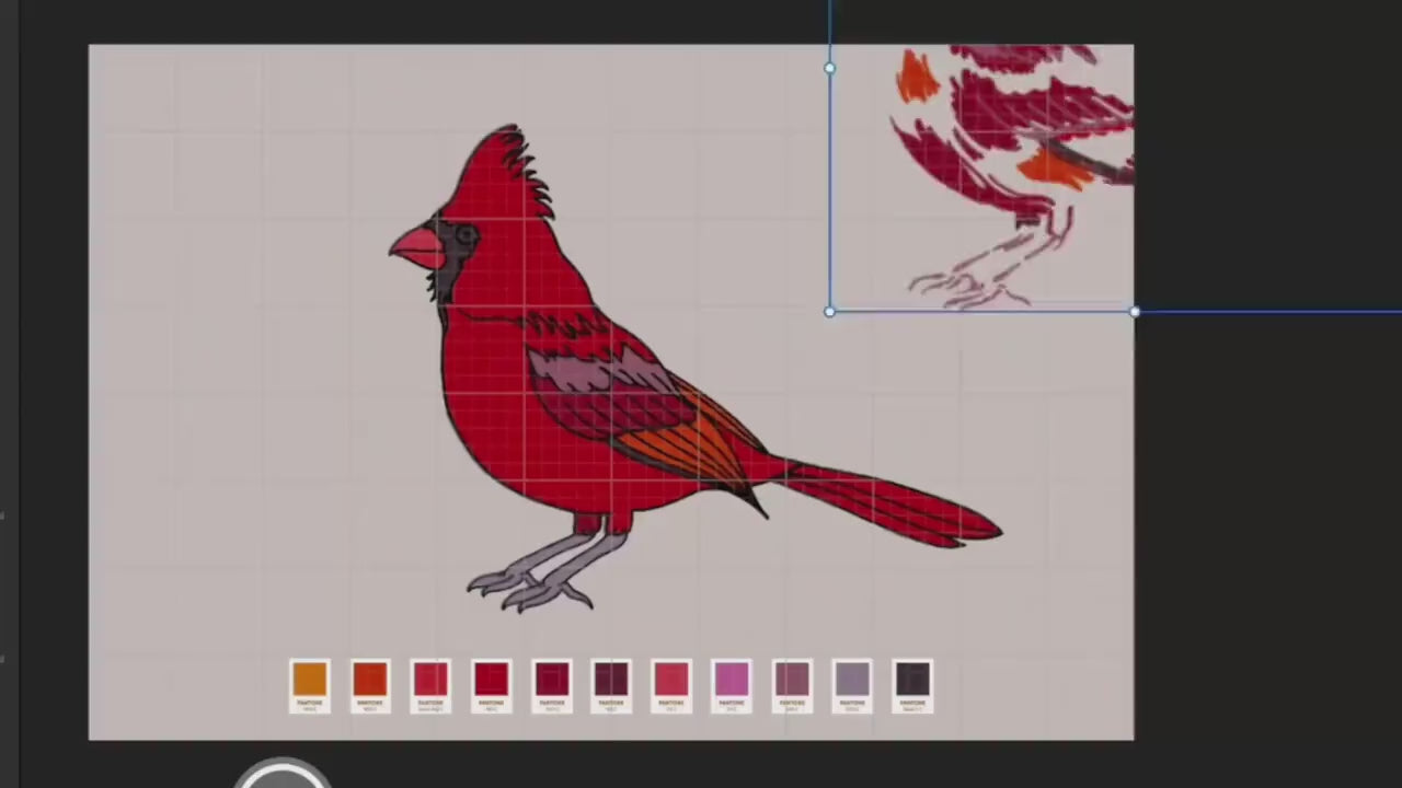 Red Northern Cardinal v.2 Enamel Pin badge, Gift for him, Gift for her, Beautiful Birds lapel pin, American nature inspired Gifts under 20