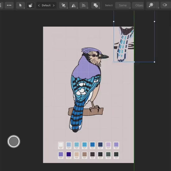 Blue Jay v.2 Enamel pin gift, Bird lapel badge, Gift him, her, kingfisher, pigeon, magpie